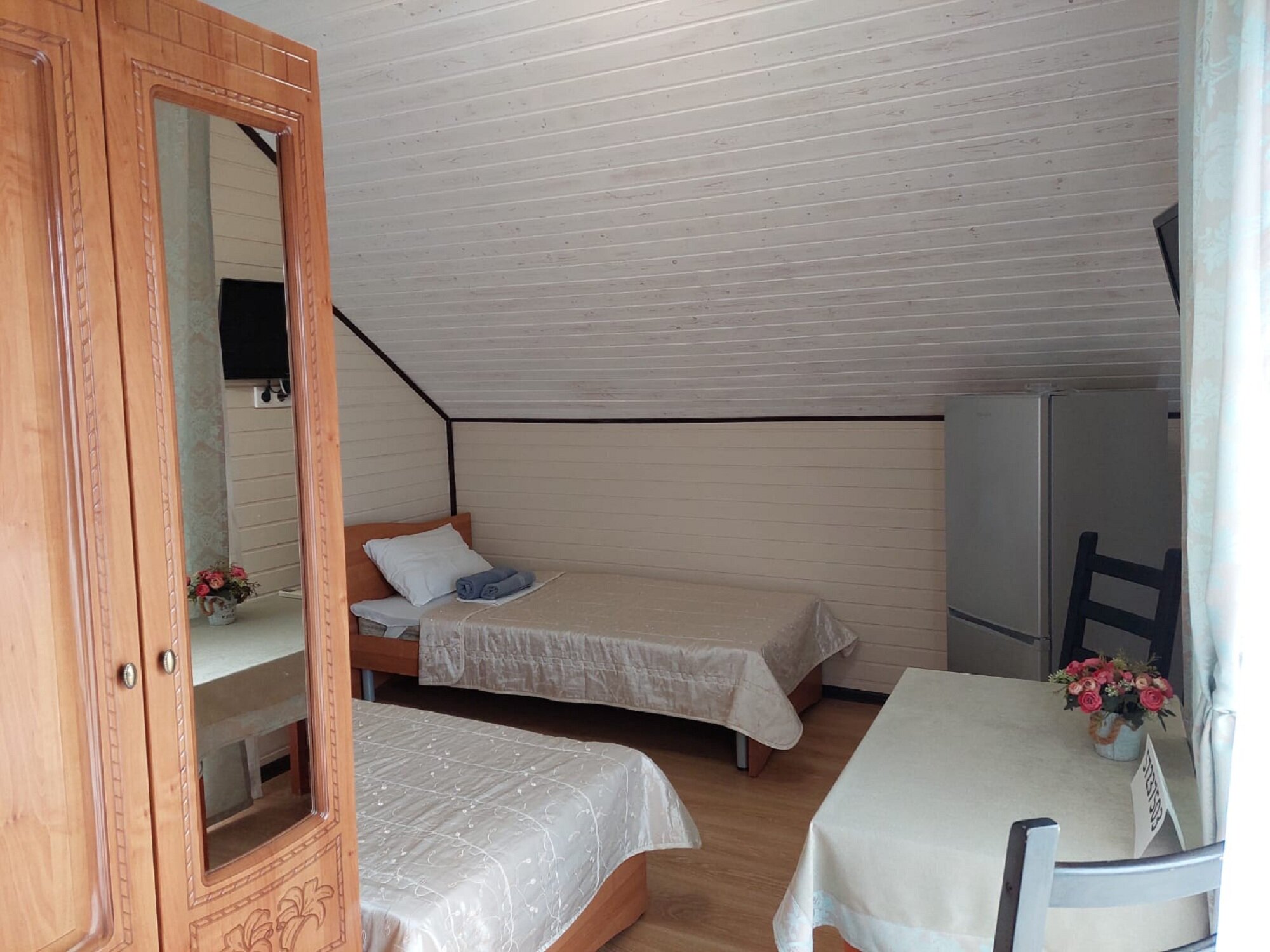 Двухместный номер с 2 отдельными кроватями и балконом