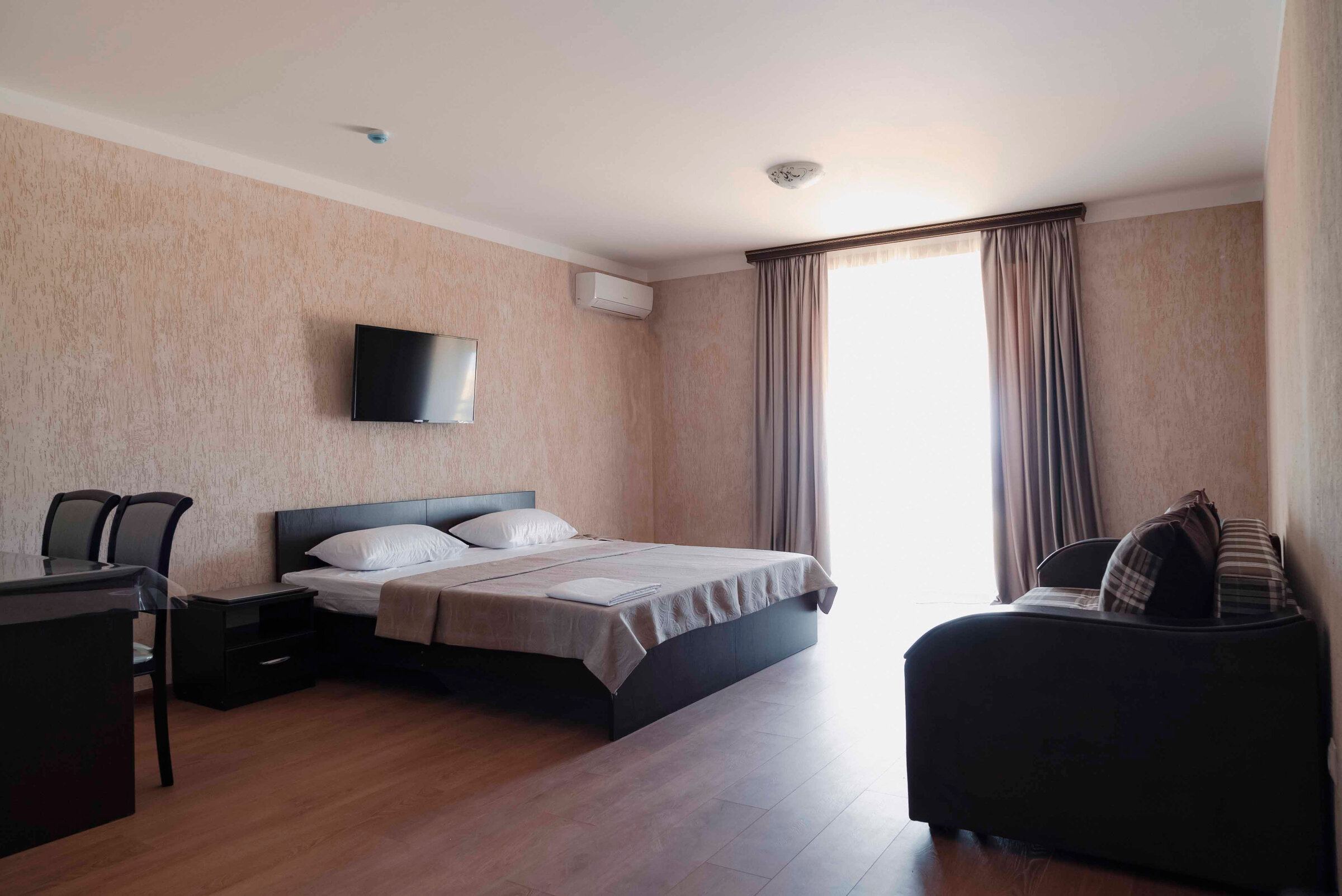 Двухместный номер Делюкс с 1 кроватью и балконом, вид на море