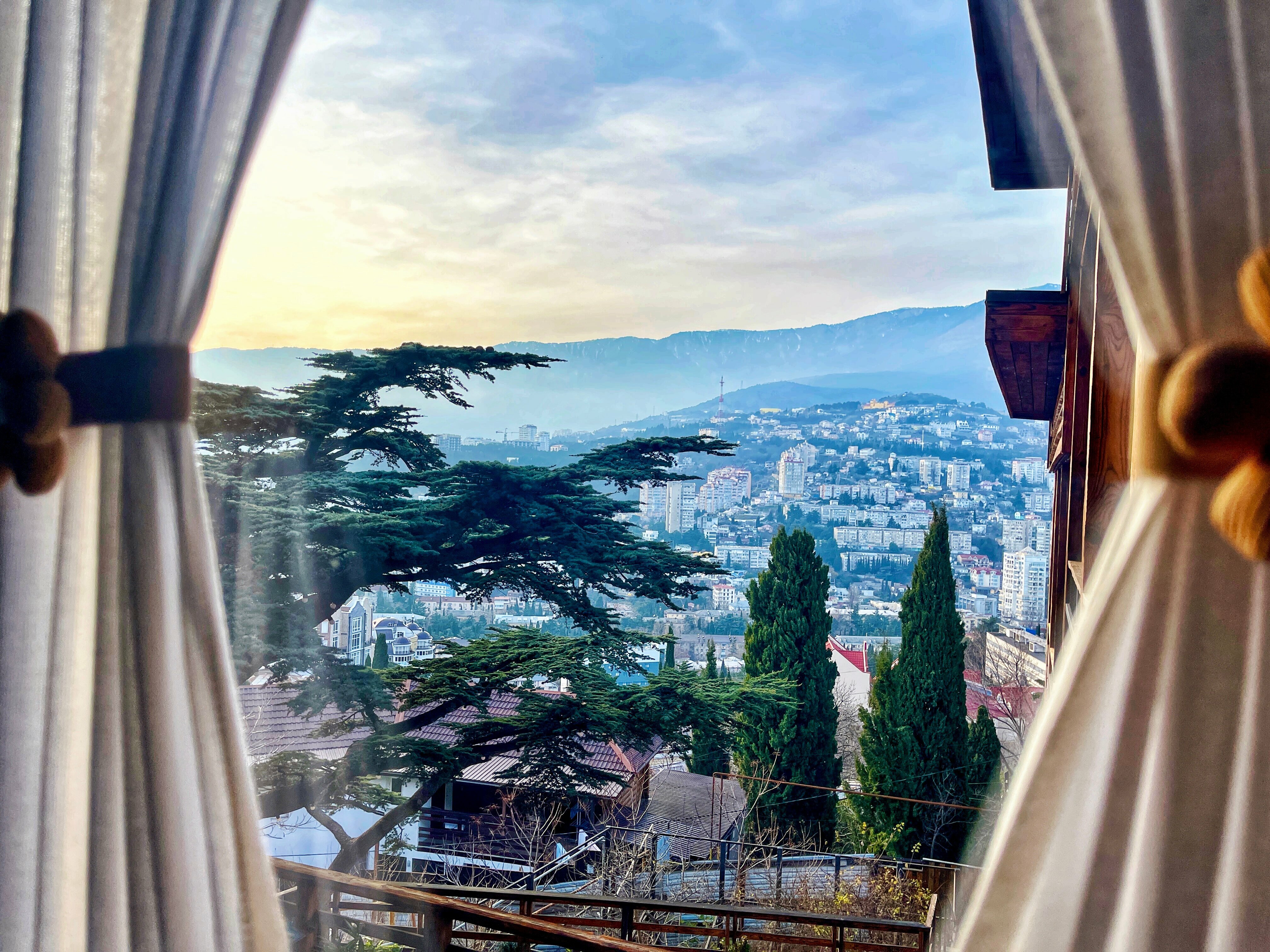 Двухместный номер Делюкс с 1 кроватью и балконом, вид на море