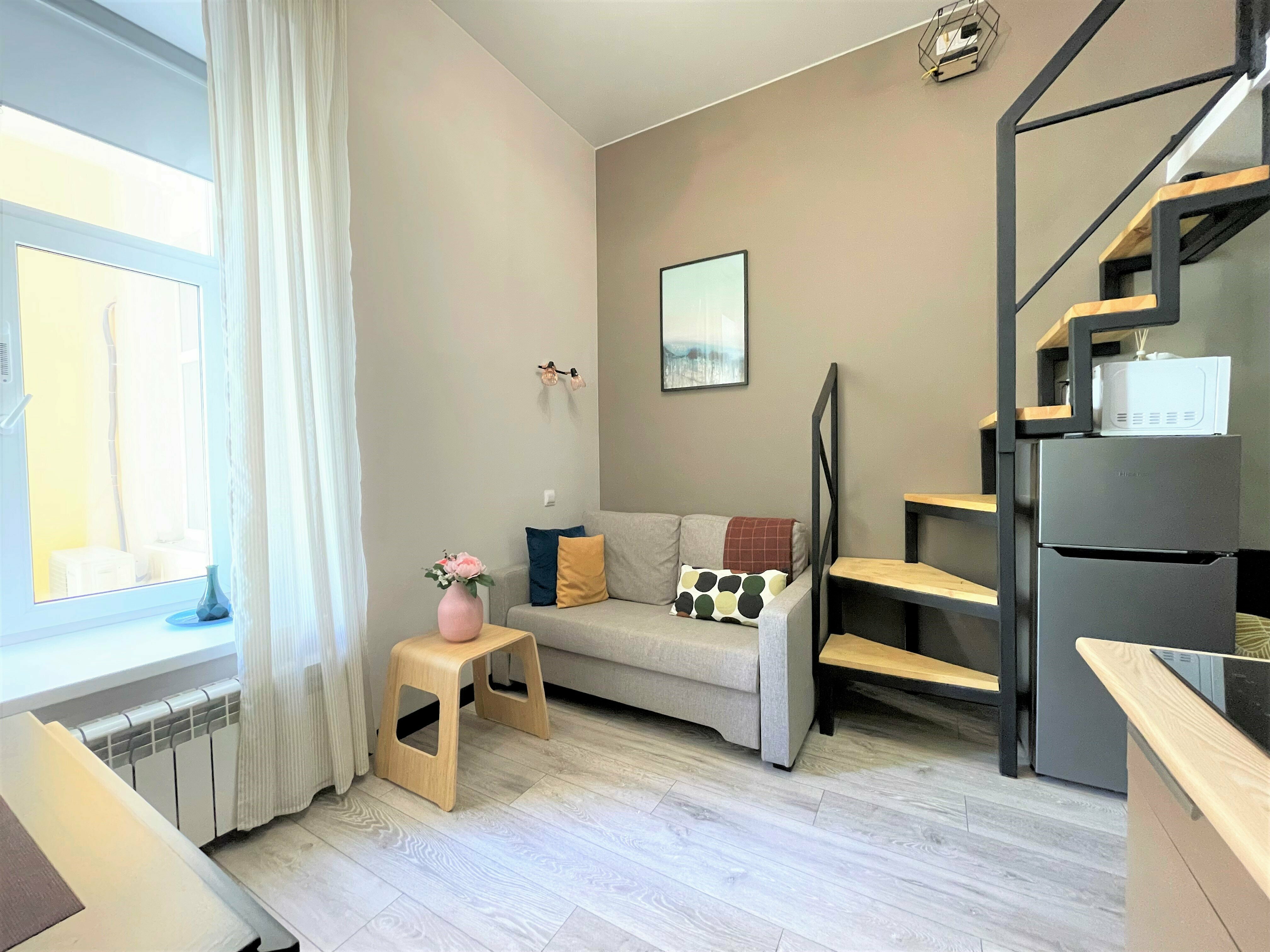 Двухуровневый номер-студия