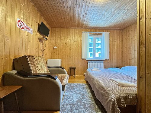 Двухместный номер с 1 кроватью или 2 отдельными кроватями, вид на горы