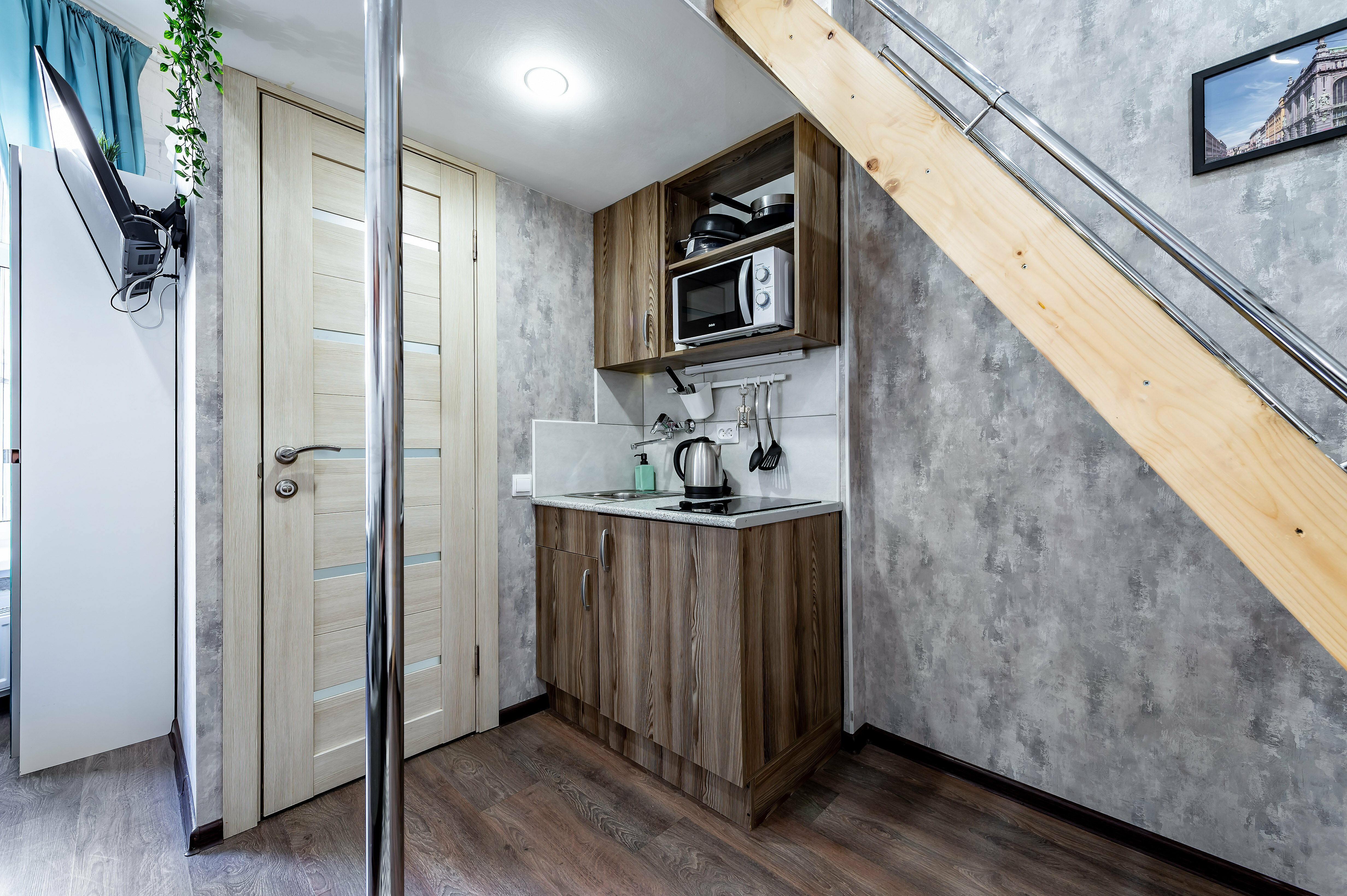 Двухуровневый четырёхместный  номер стандарт  с кухней на ул Гороховая