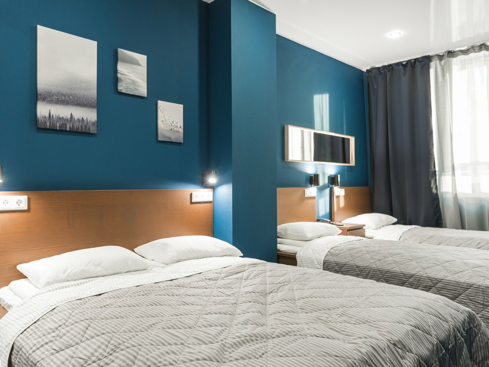 Четырехместные апартаменты с мини-кухней