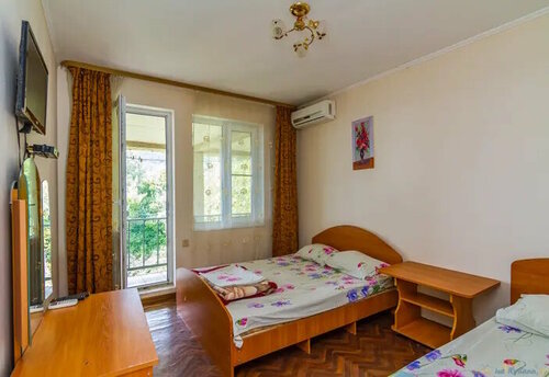 Трехместный номер с балконом в Вид