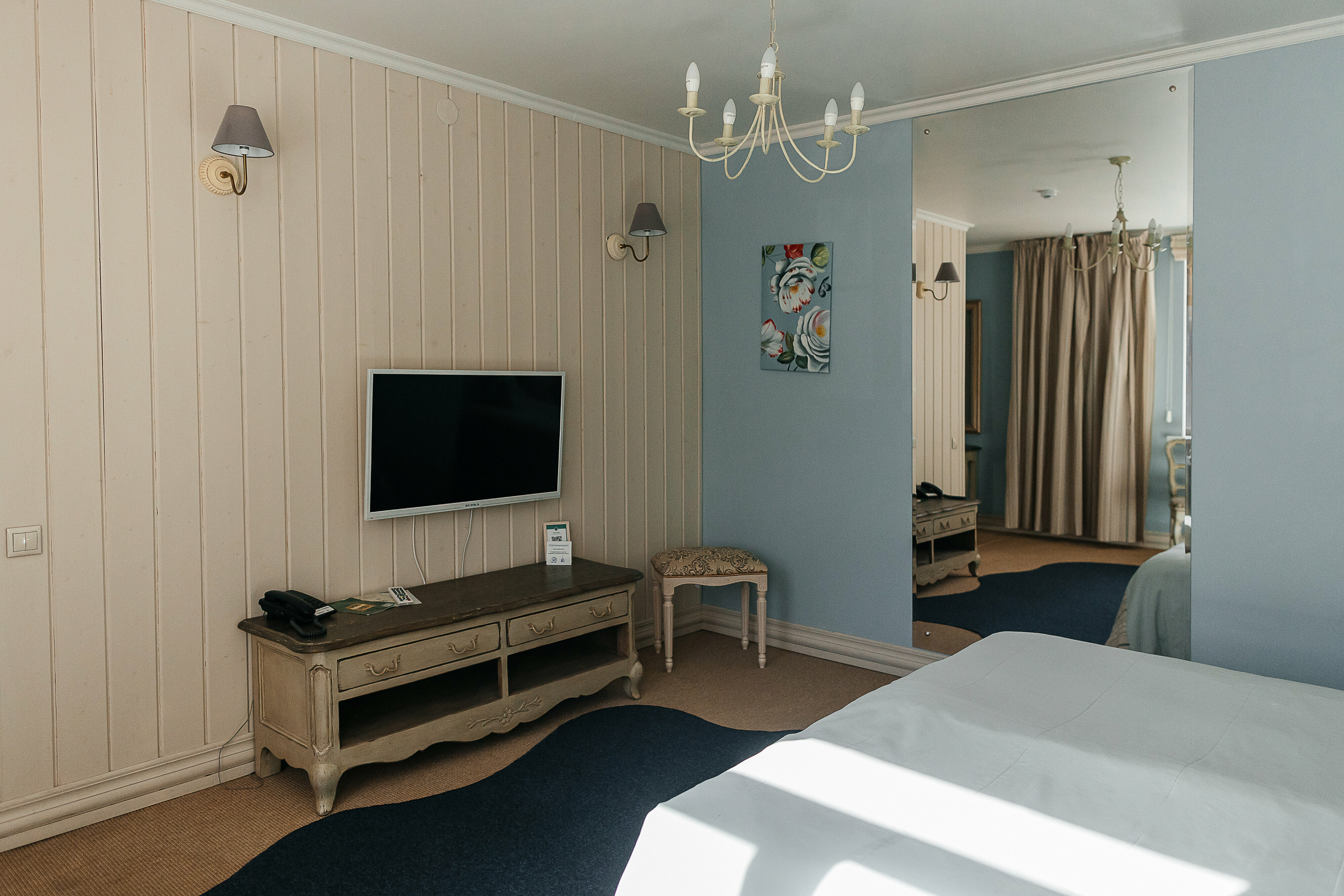 Двухместный номер Делюкс с 1 кроватью или 2 отдельными кроватями и гидромассажной ванной