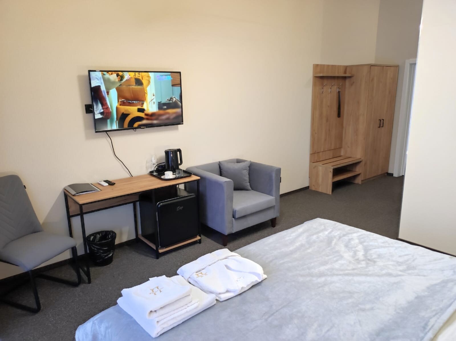 Двухместный номер с 1 кроватью и балконом