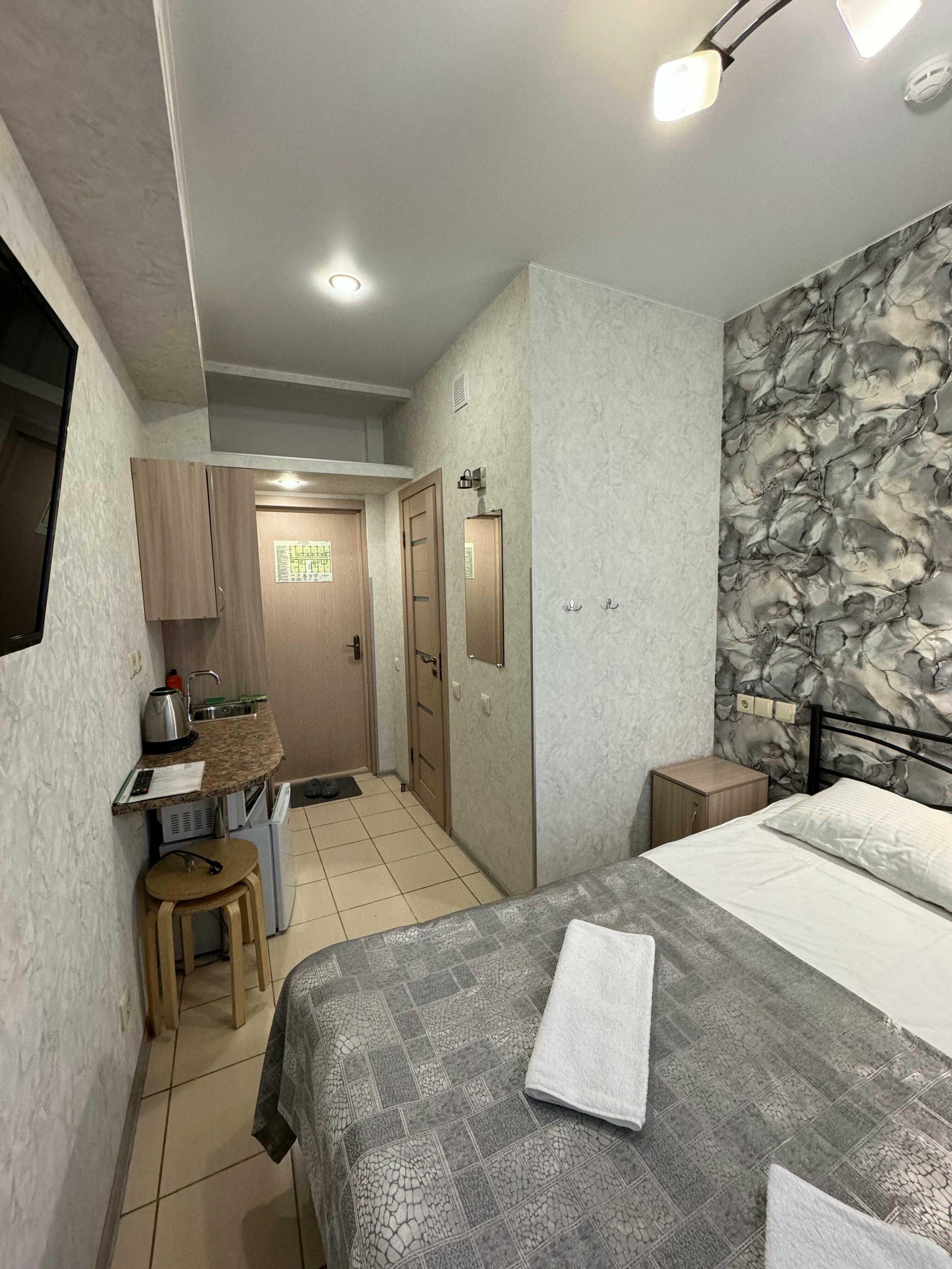 Двухместный номер с 1 кроватью и собственной ванной комнатой