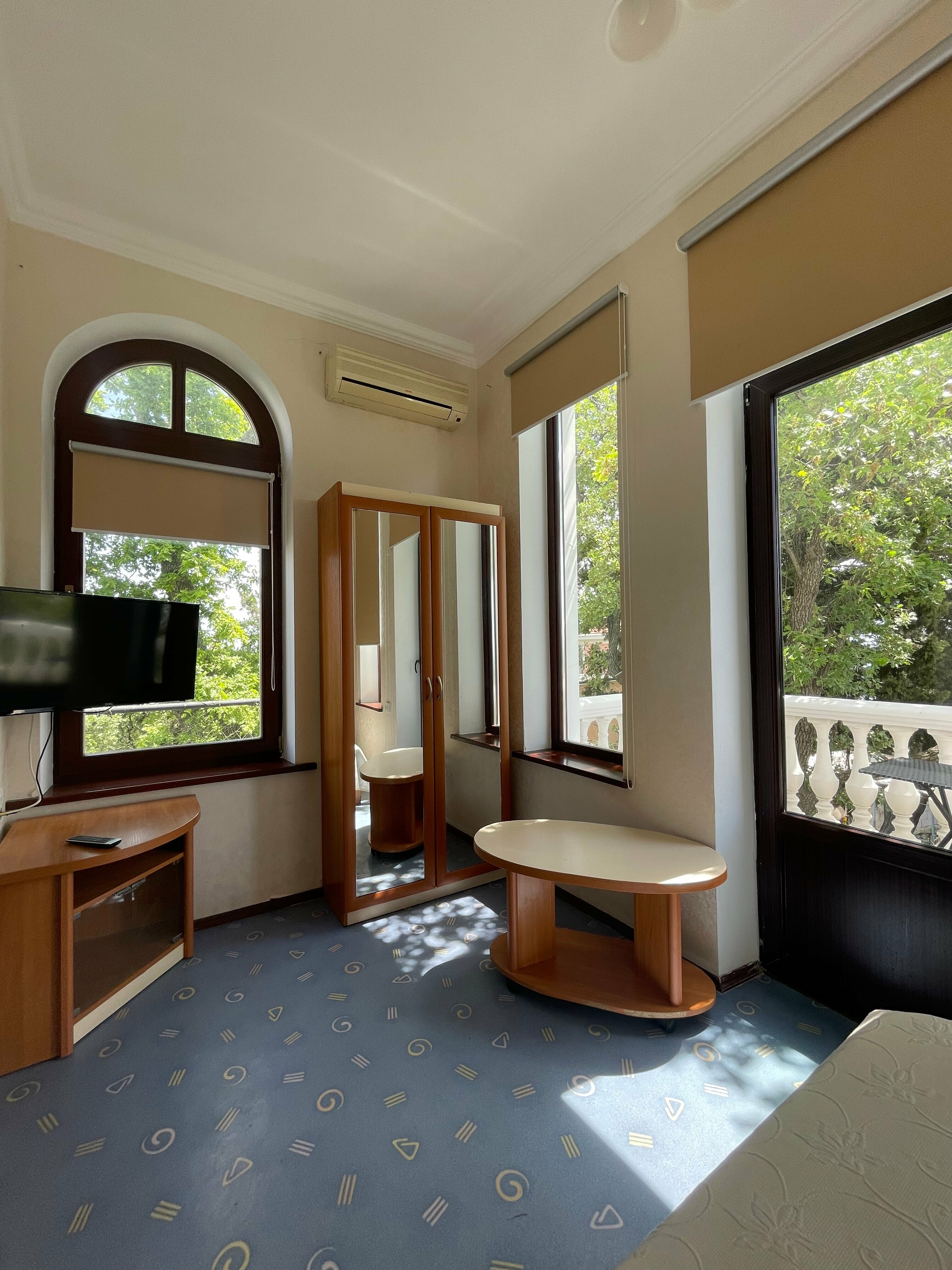 Двухместный номер с 1 кроватью и балконом