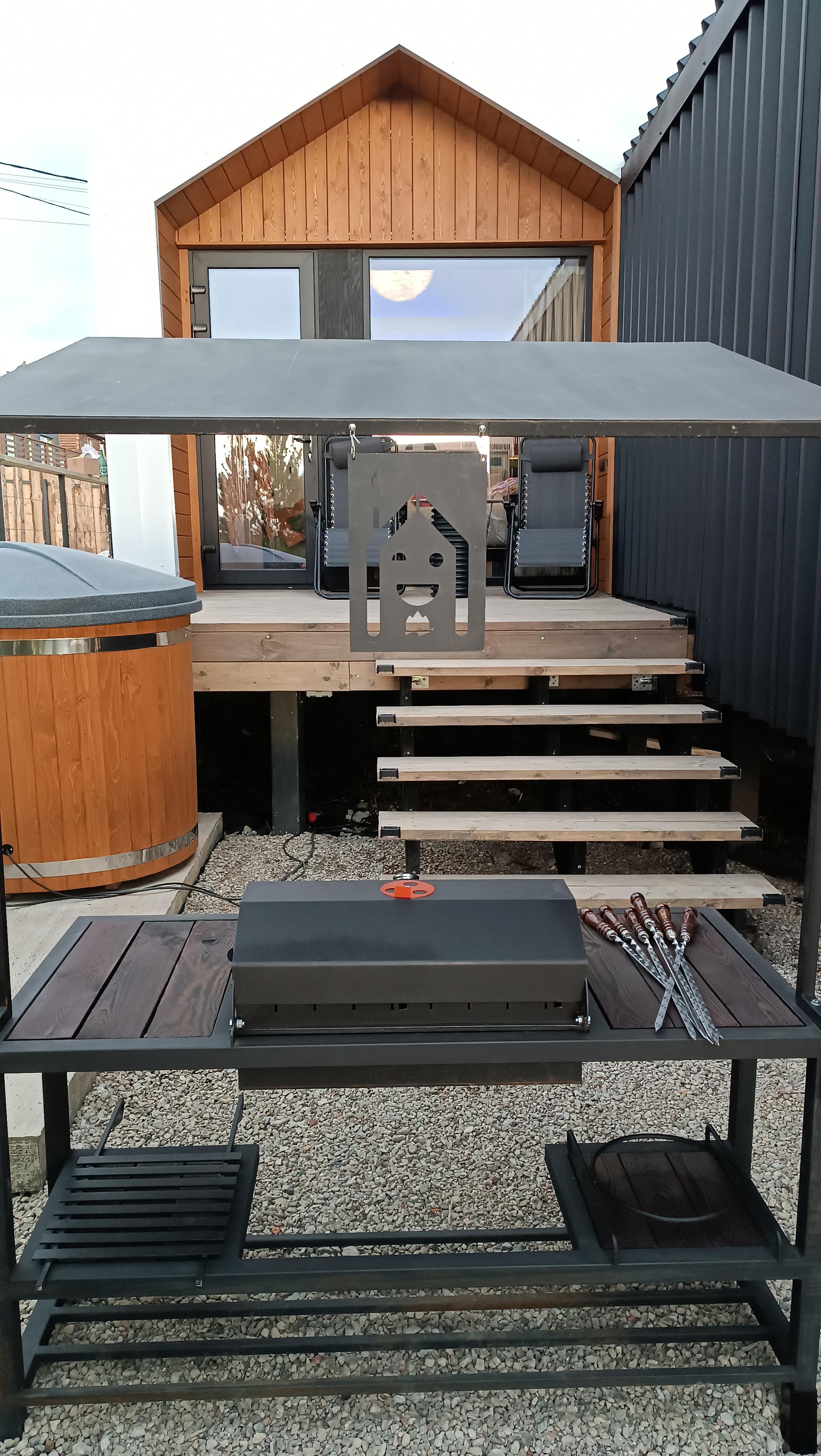 2х местный мини-барн БЕЛЫЙ