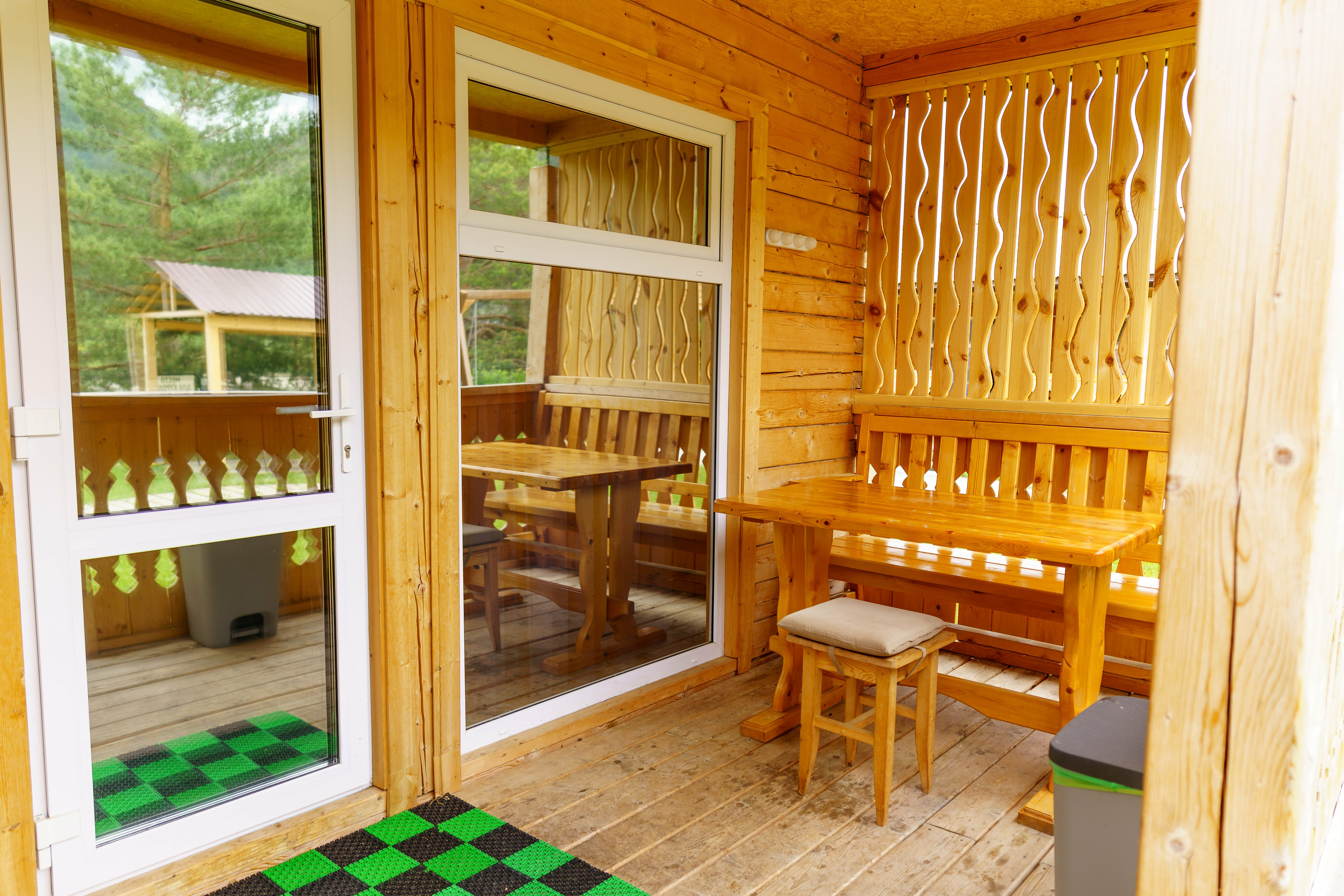 Двухместный номер с 1 кроватью и террасой