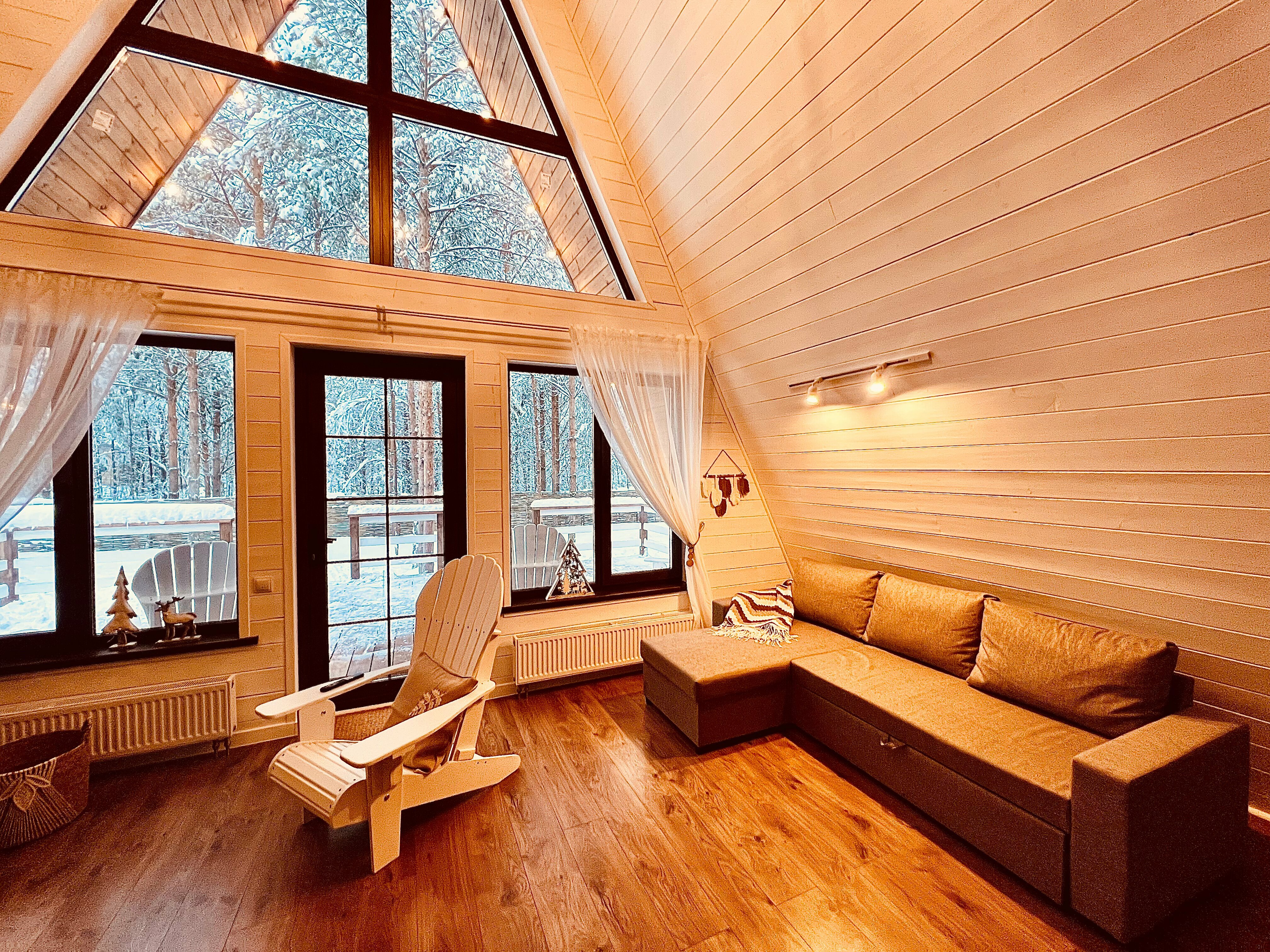 Шале №3 - с баварским камином, баней, зоной барбекю и костровой чашей