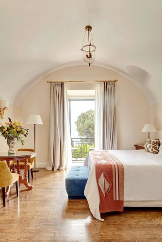 Улучшенный люкс, балкон, вид на море (Balcony or Terrace) в Belmond Grand Hotel Timeo