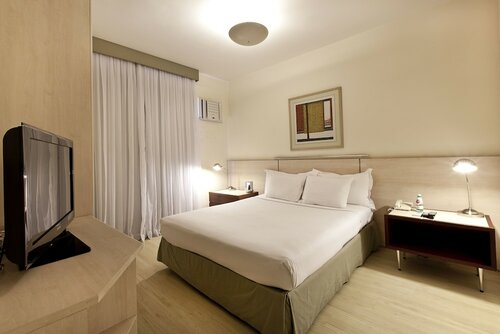 Представительский номер, 1 двуспальная кровать «Квин-сайз», кондиционер, вид на город в Promenade Pancetti Belo Horizonte