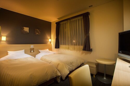 Номер с 2 односпальными кроватями, для некурящих (Check-in time ends at 9PM) в Hotel Fuji Tatsugaoka