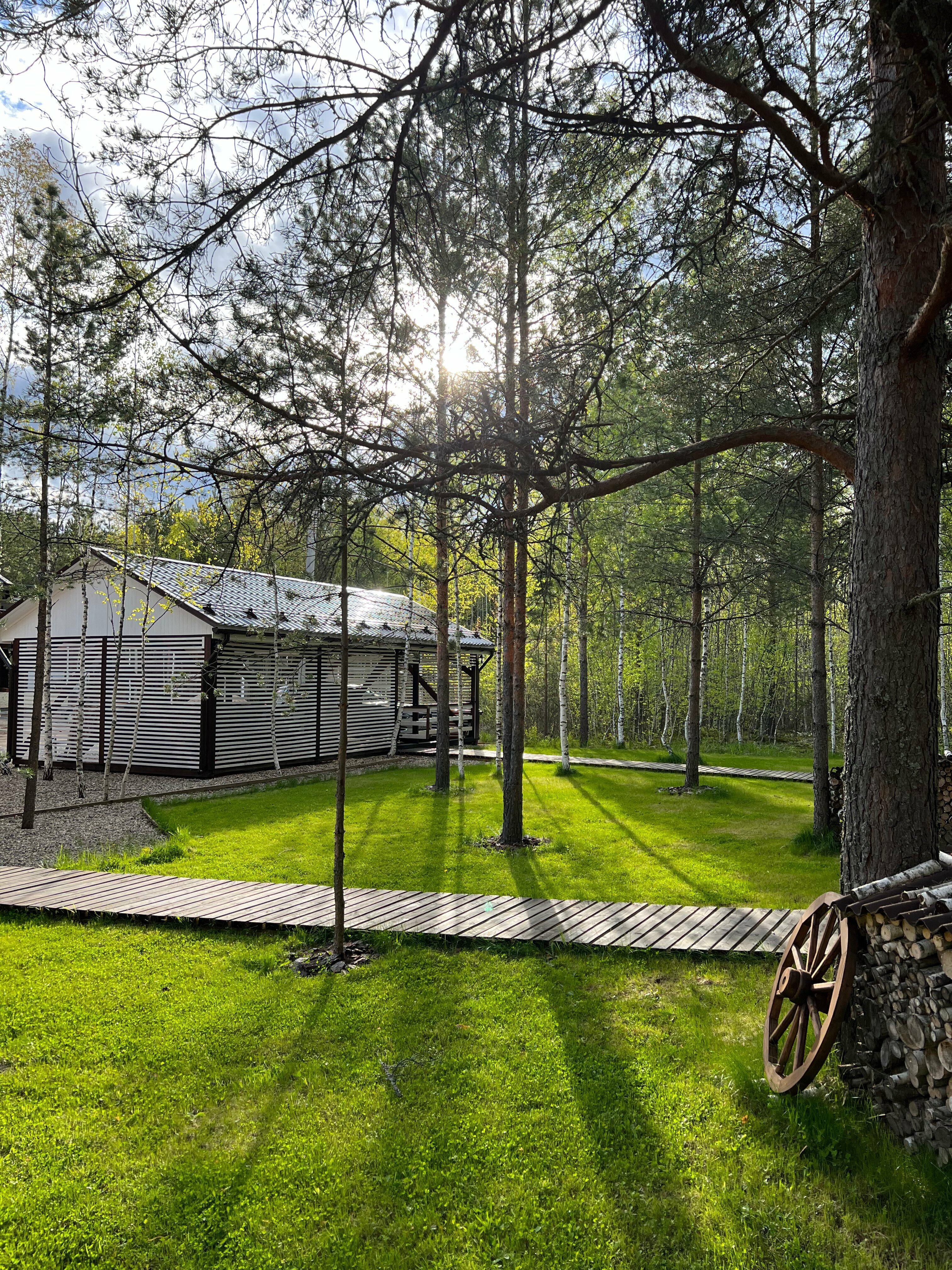 Дачная усадьба с баней и зоной барбекю