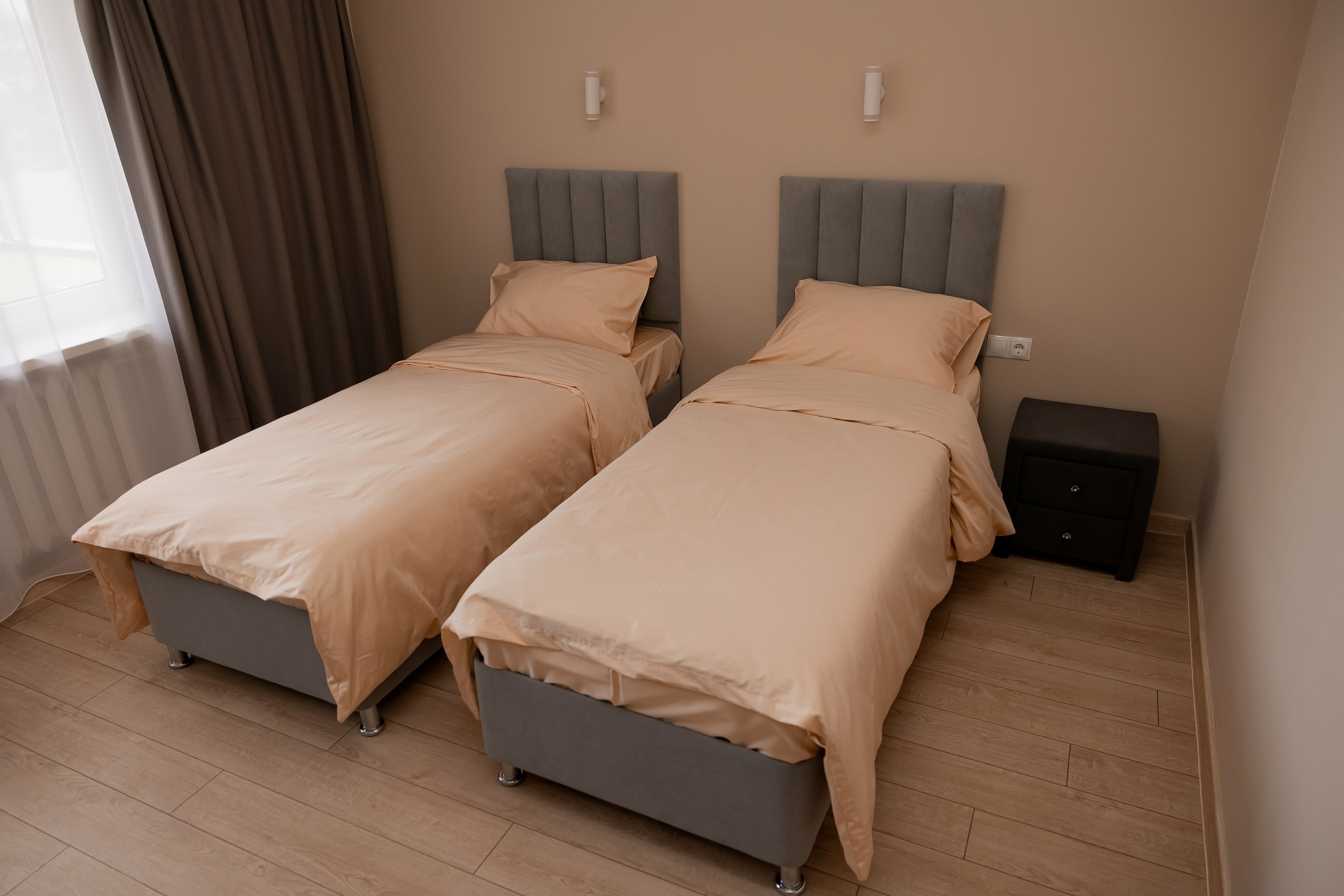 Двухместный номер с 2 отдельными кроватями, вид на горы