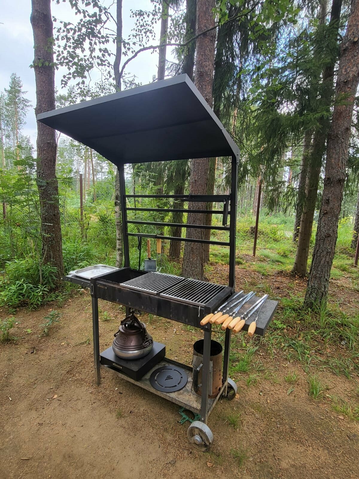 Коттедж с видом на лес