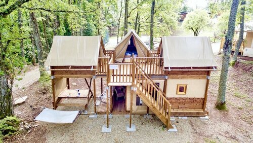 Семейный шале, 3 спальни в Glamping Village Orlando in Chianti