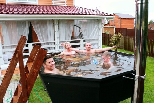 Коттедж для отпуска в Частный Дом с Баней и Банным чаном