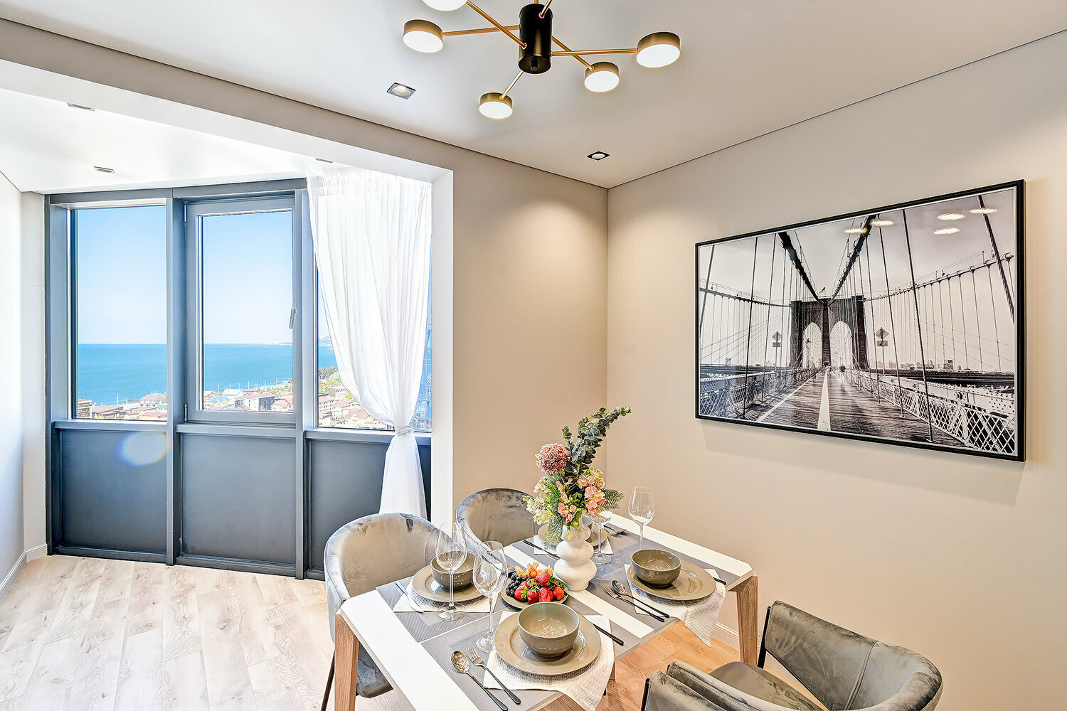 Апартаменты с панорамным видом на море