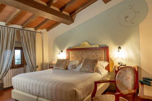 Двухместный номер «Делюкс» с 1 двуспальной кроватью в Villa la Palagina