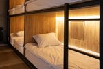 Капсула в общем 10-ти местном номере в Linna Hostel