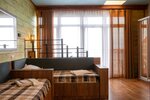 Кантри - Четырехместная студия с раздельными кроватями  балконом и видом на море в Усадьба Сад