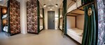 Кровать в 12-местном номере с общей ванной комнатой (только для взрослых) в Guten Duck