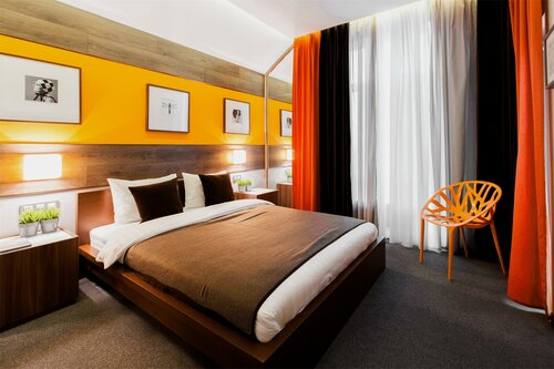 Двухместный номер с одной кроватью и балконом в Аэроклуб Алпина-Авиа