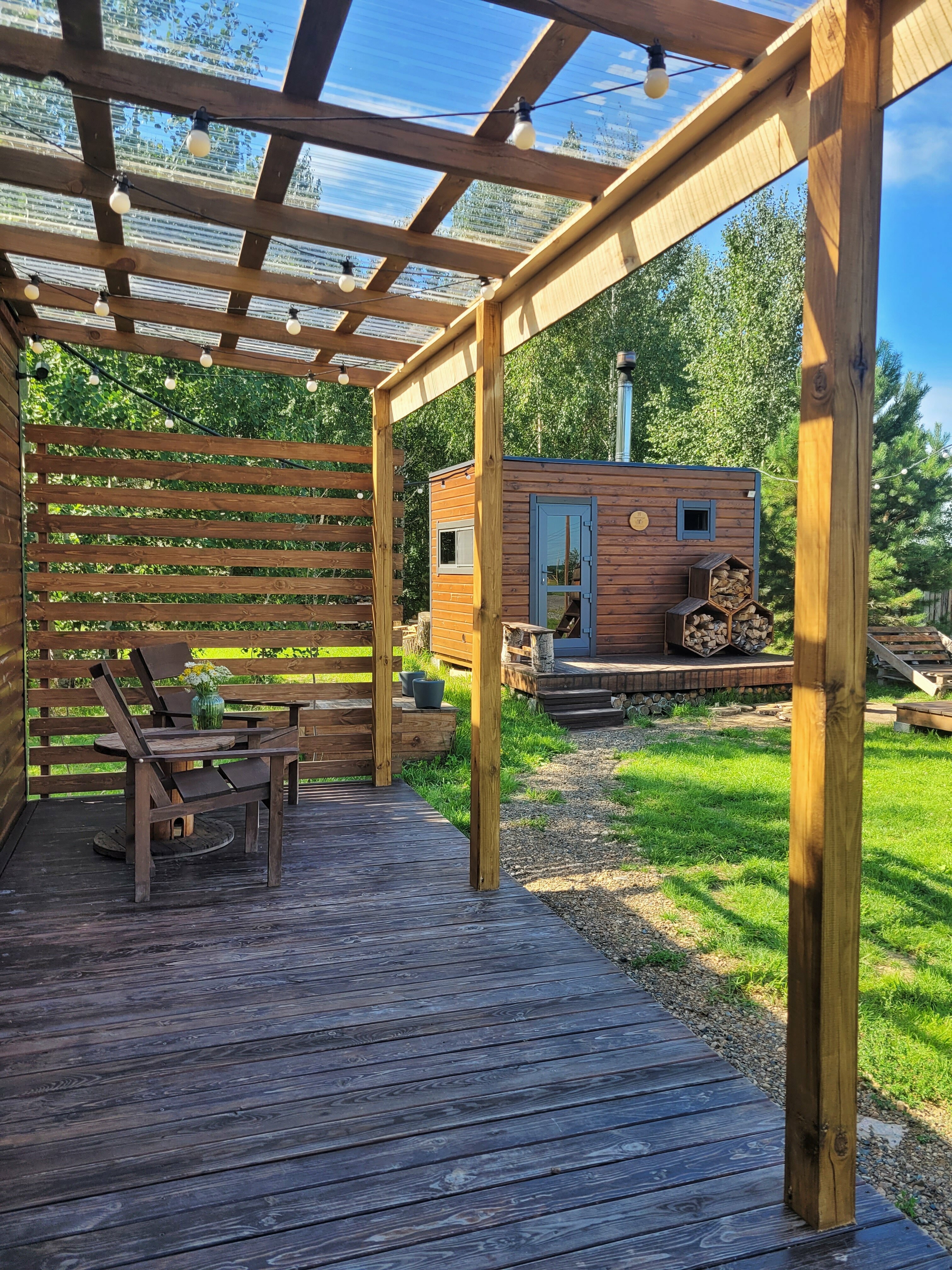 Двухместный номер с 1 кроватью и террасой