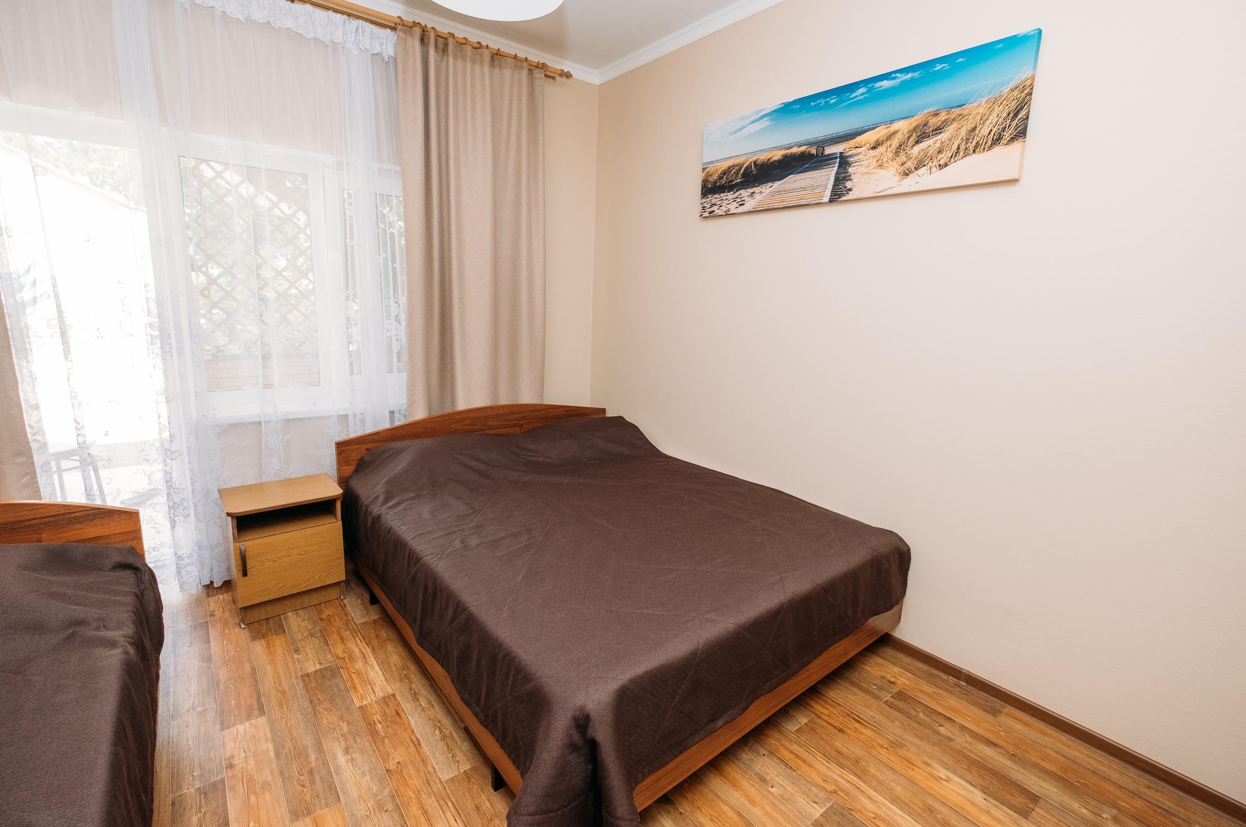 Двухместный номер эконом-класса с 1 кроватью или 2 отдельными кроватями