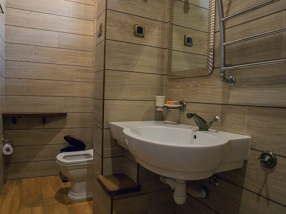 Трехместный номер с террасой