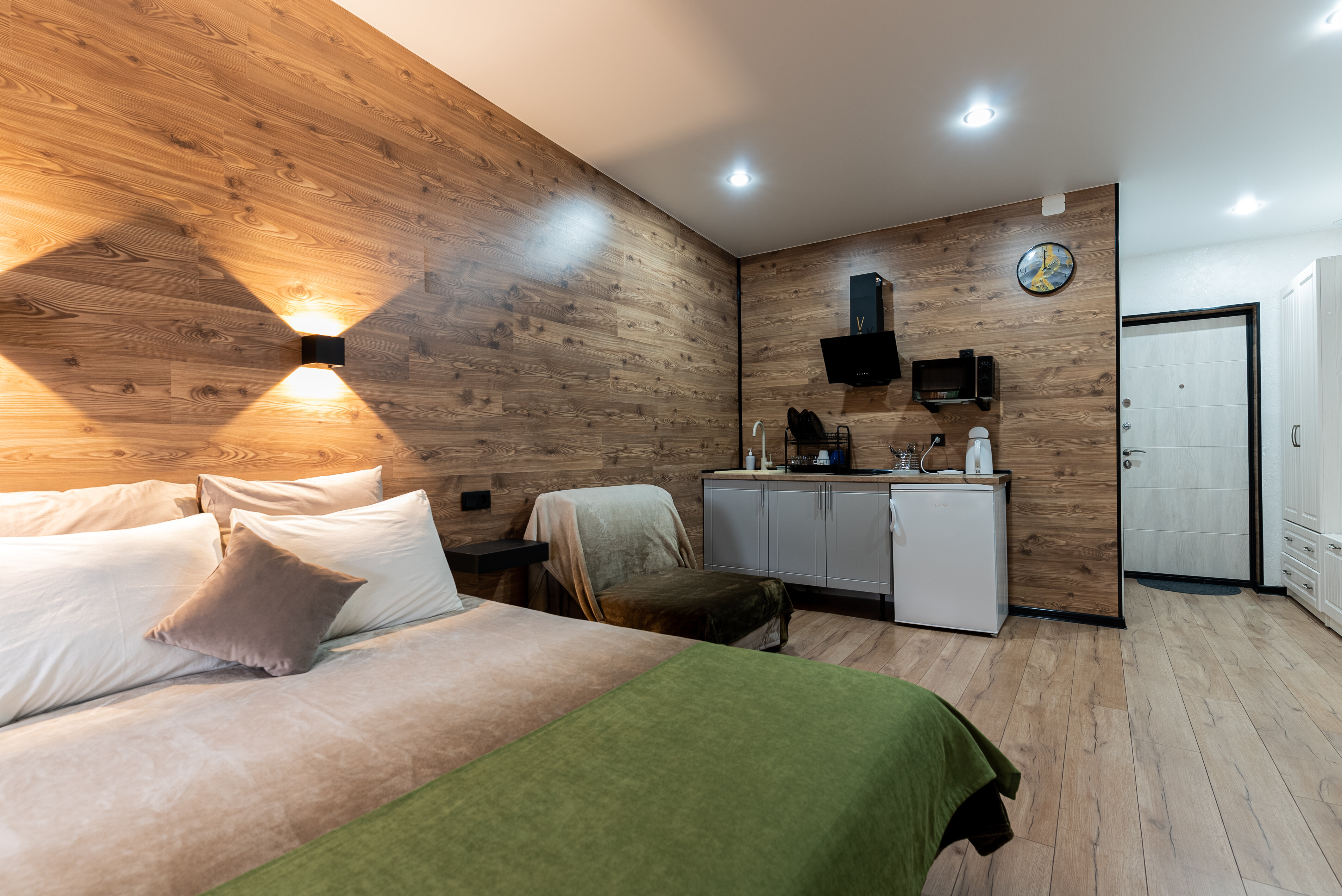 Квартира-студия Комфорт №3 - 2х спальная кровать + 2 доп. места