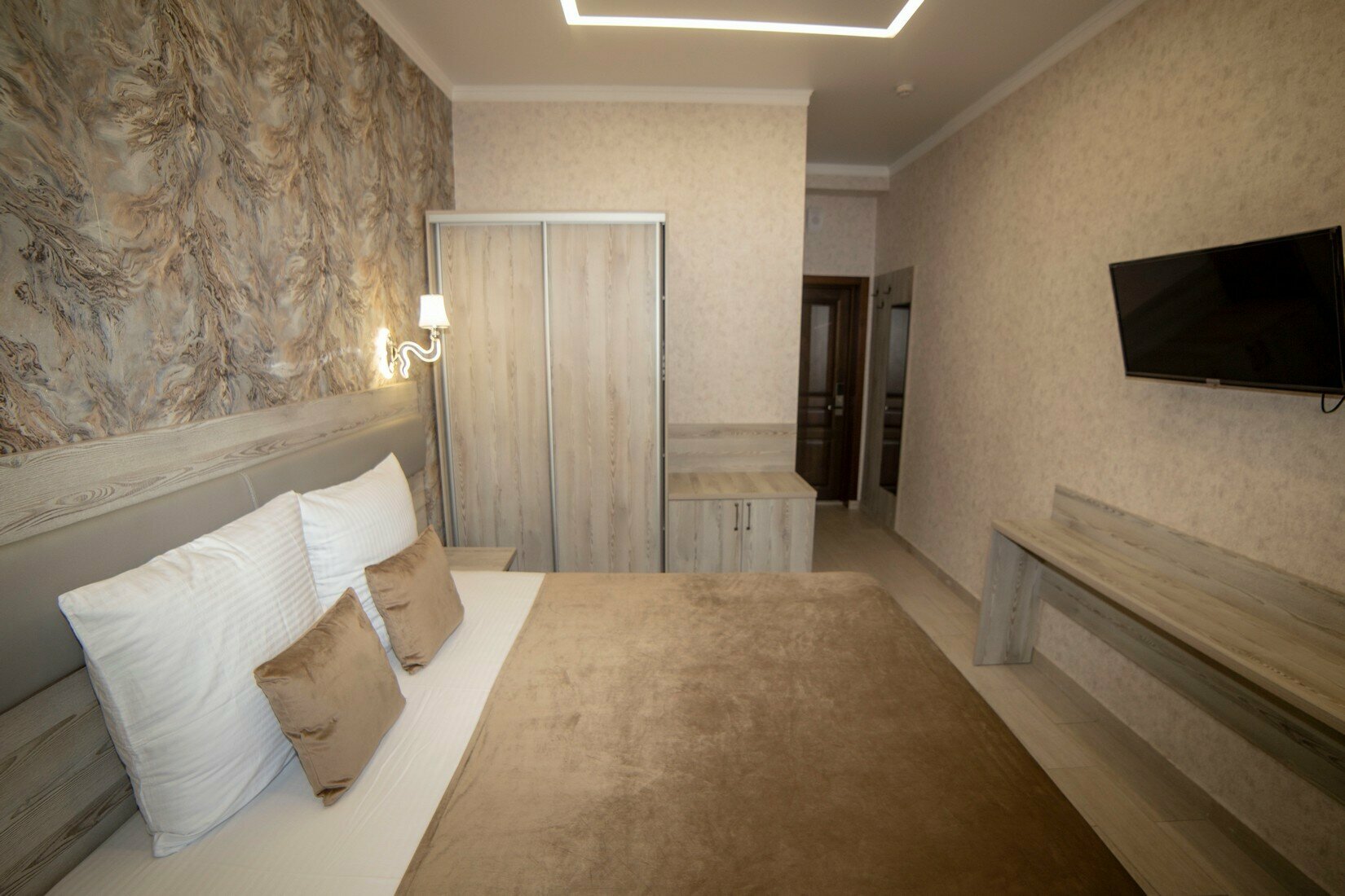 Двухместный номер с 1 кроватью и балконом