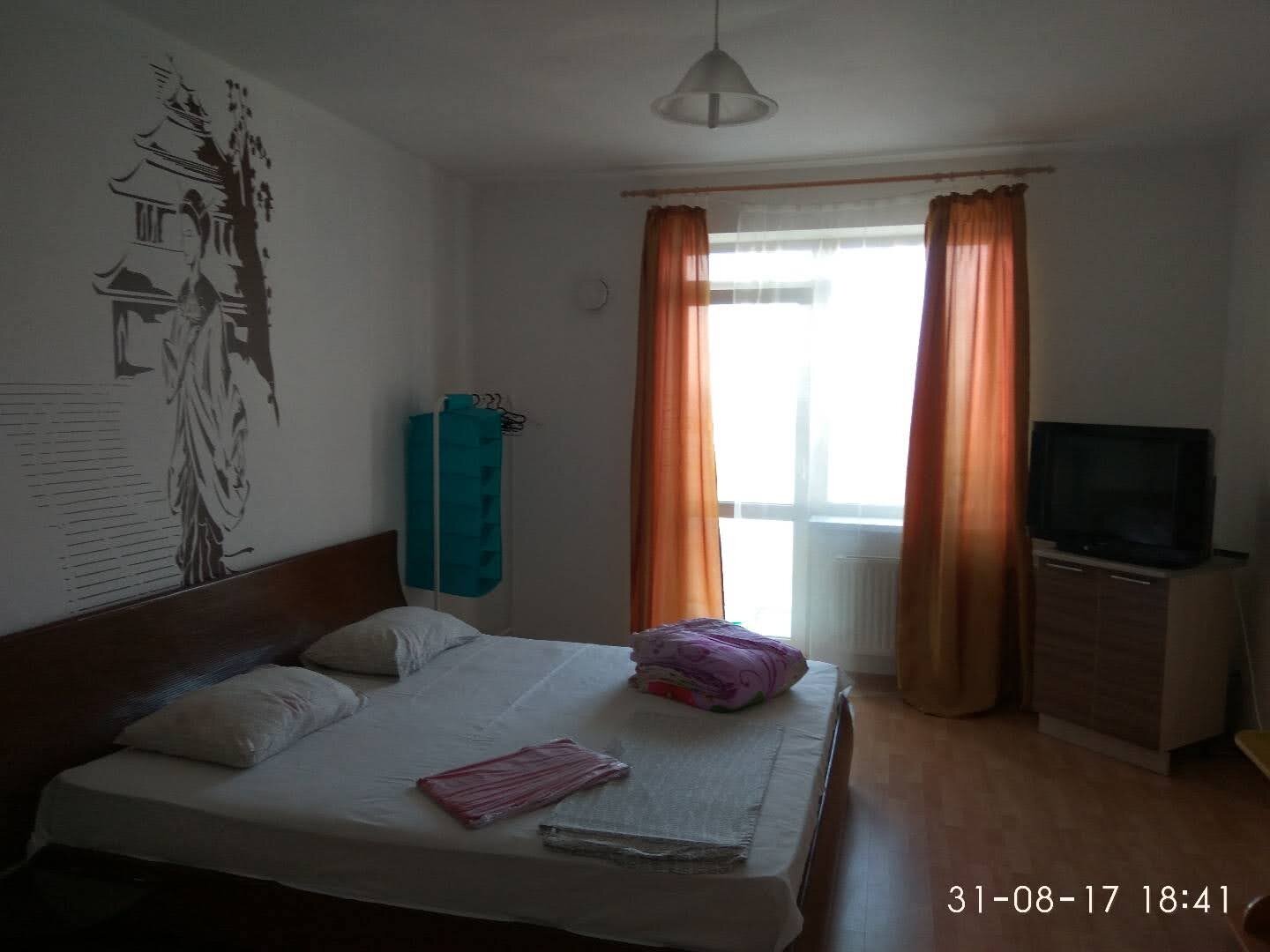 Двухместный номер с 1 кроватью и балконом