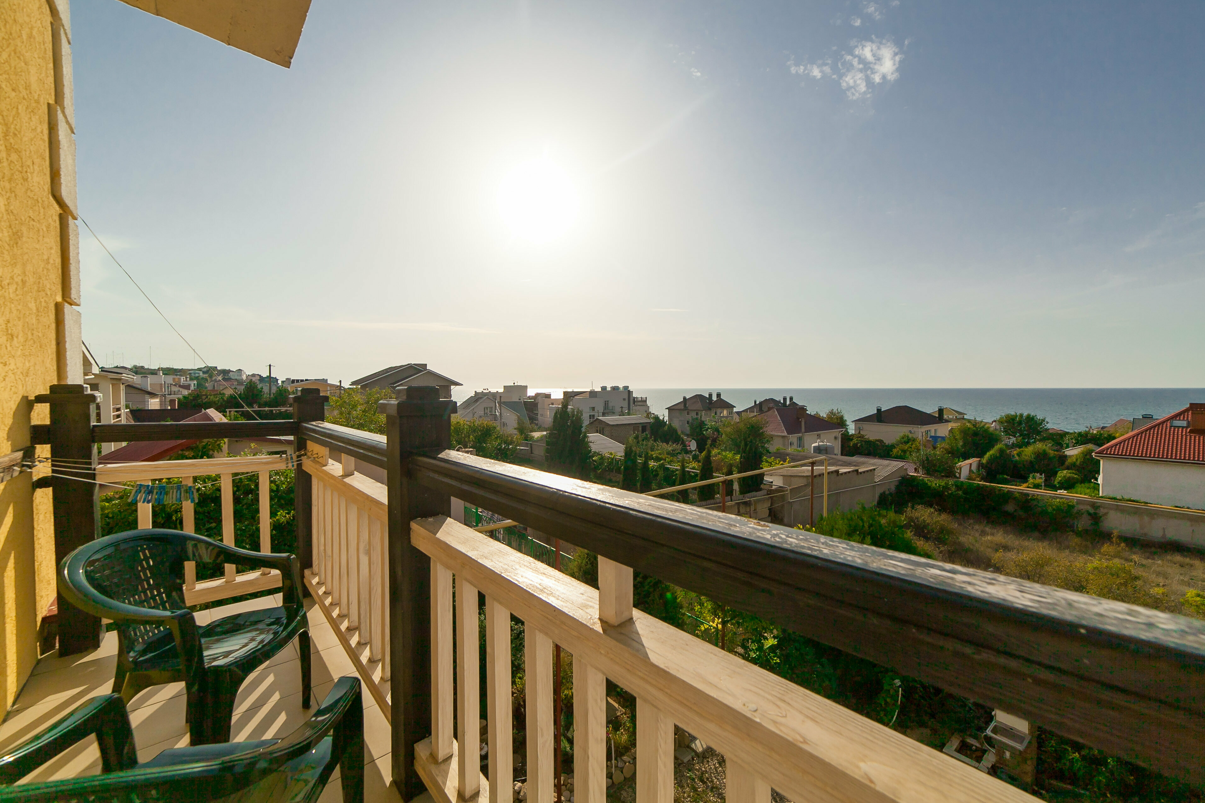 Трехместный номер с видом на море