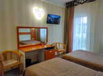 Двухместный номер с 2 отдельными кроватями, вид на море в Отель Самбия