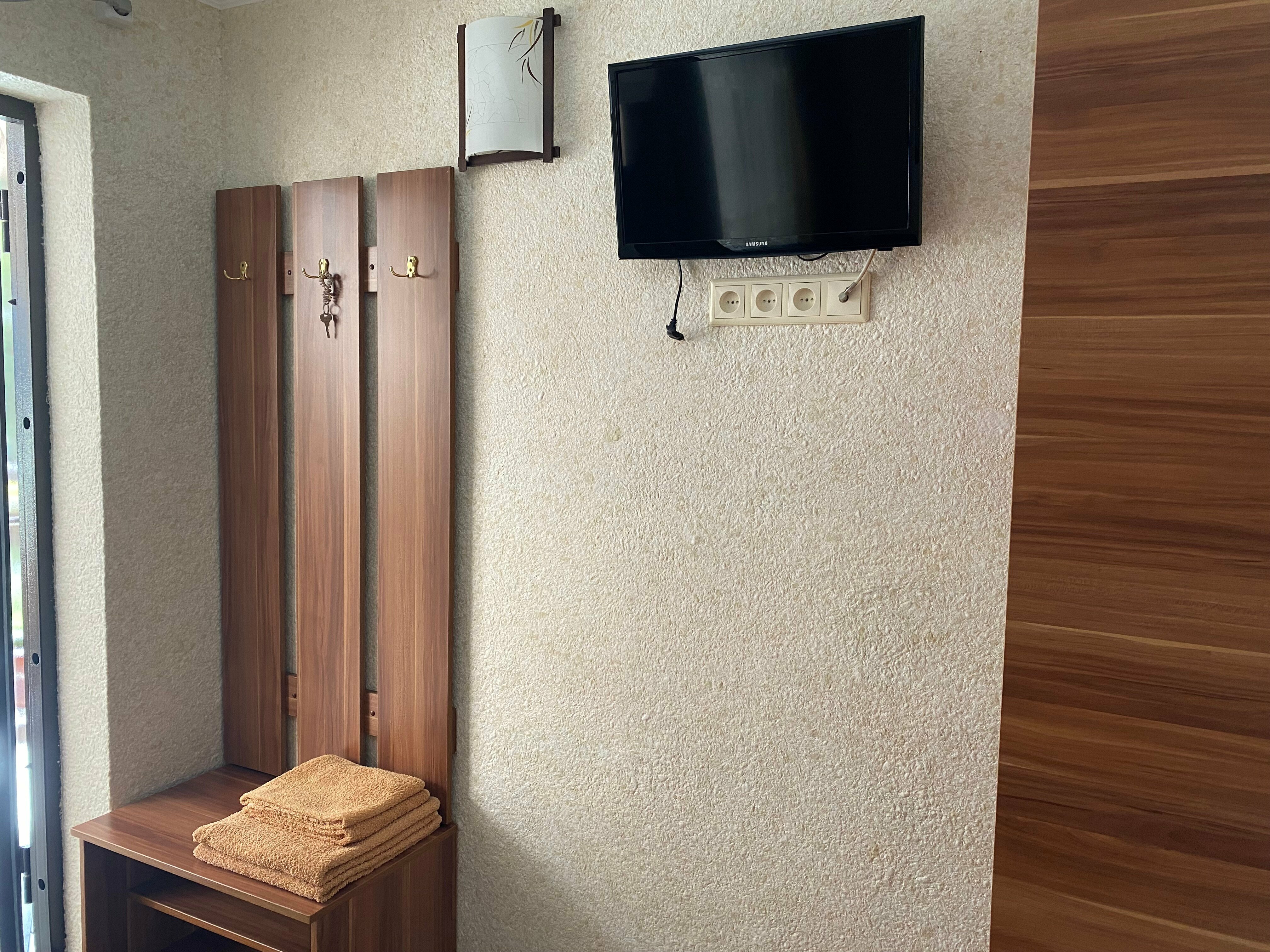 Двухместный с 1 кроватью или 2 отдельными кроватями и душем