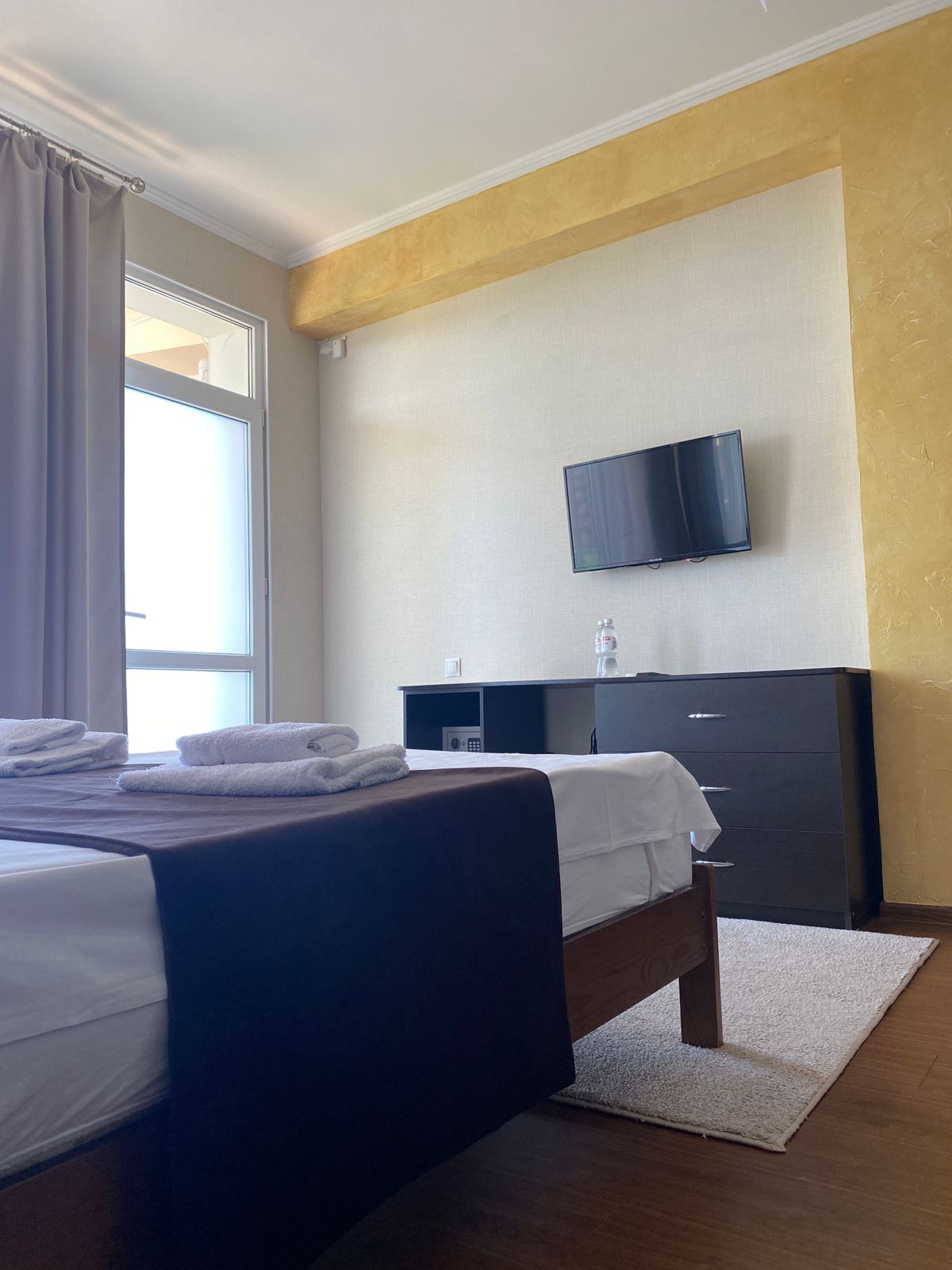 Двухместный номер Делюкс с 1 кроватью и балконом, вид на море