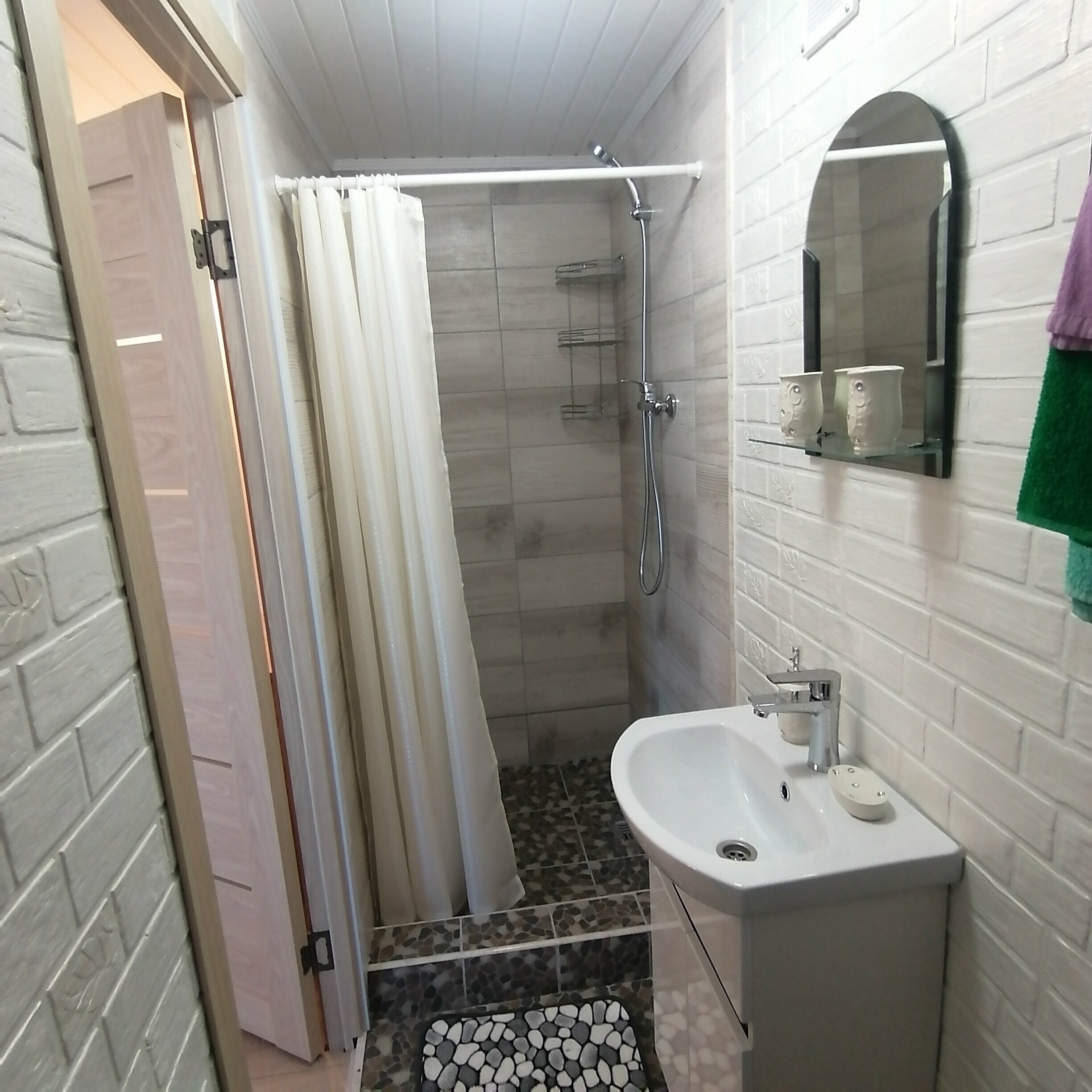 Двухместный номер с 1 кроватью и собственной ванной комнатой