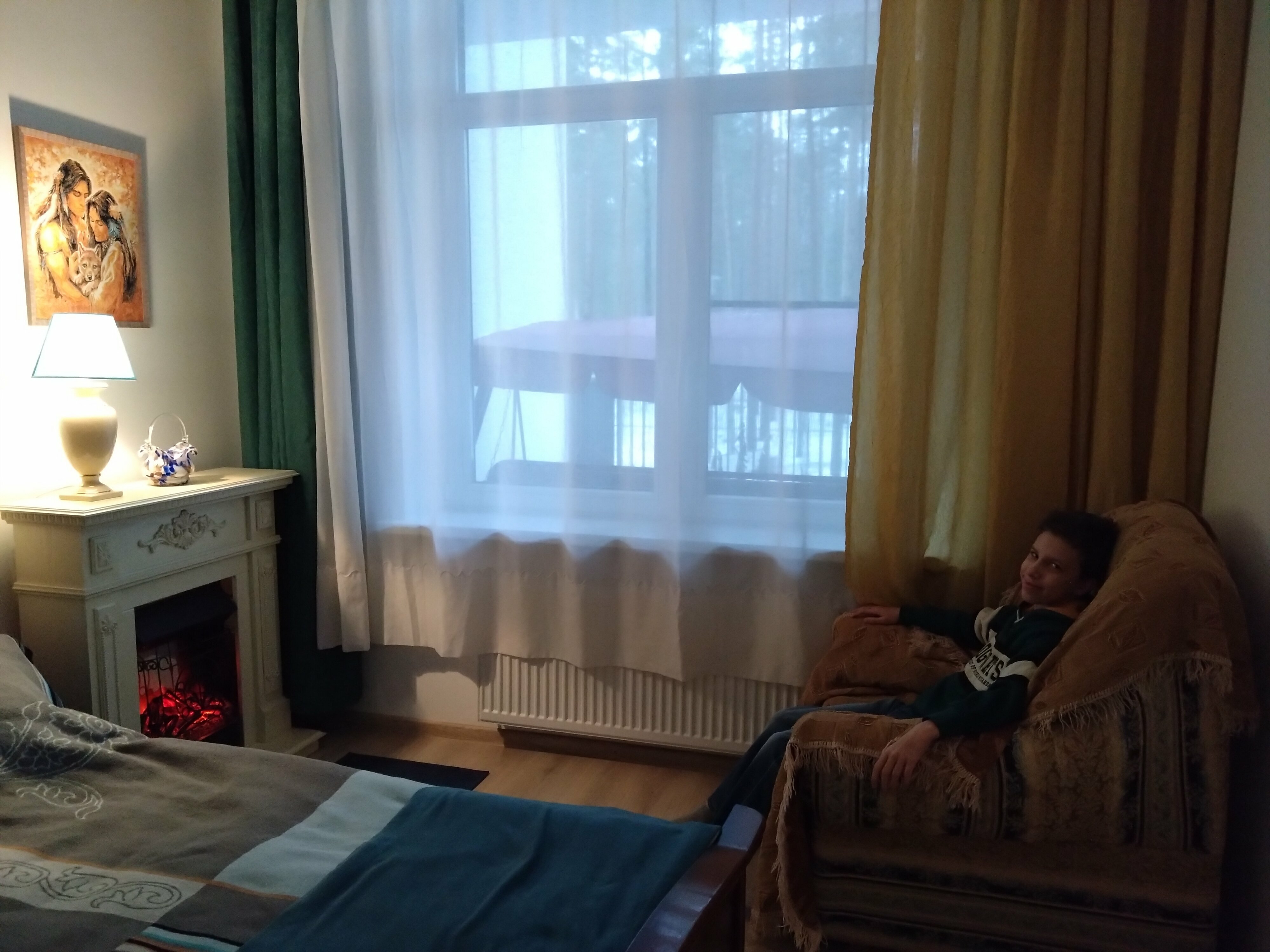 Семейный номер с террасой