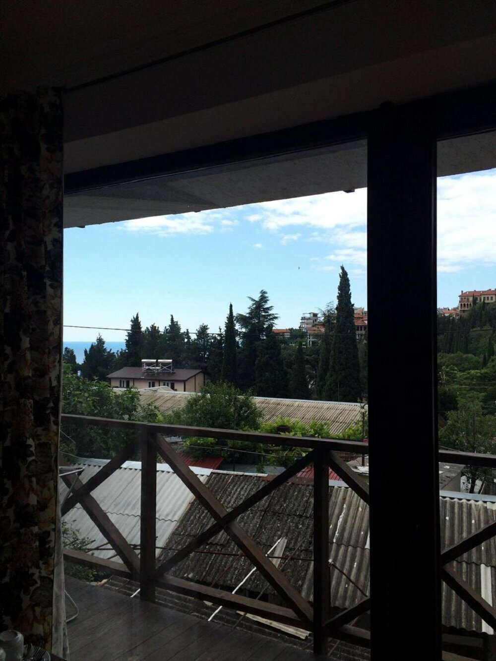 Двухместный номер с 1 кроватью и балконом, вид на море