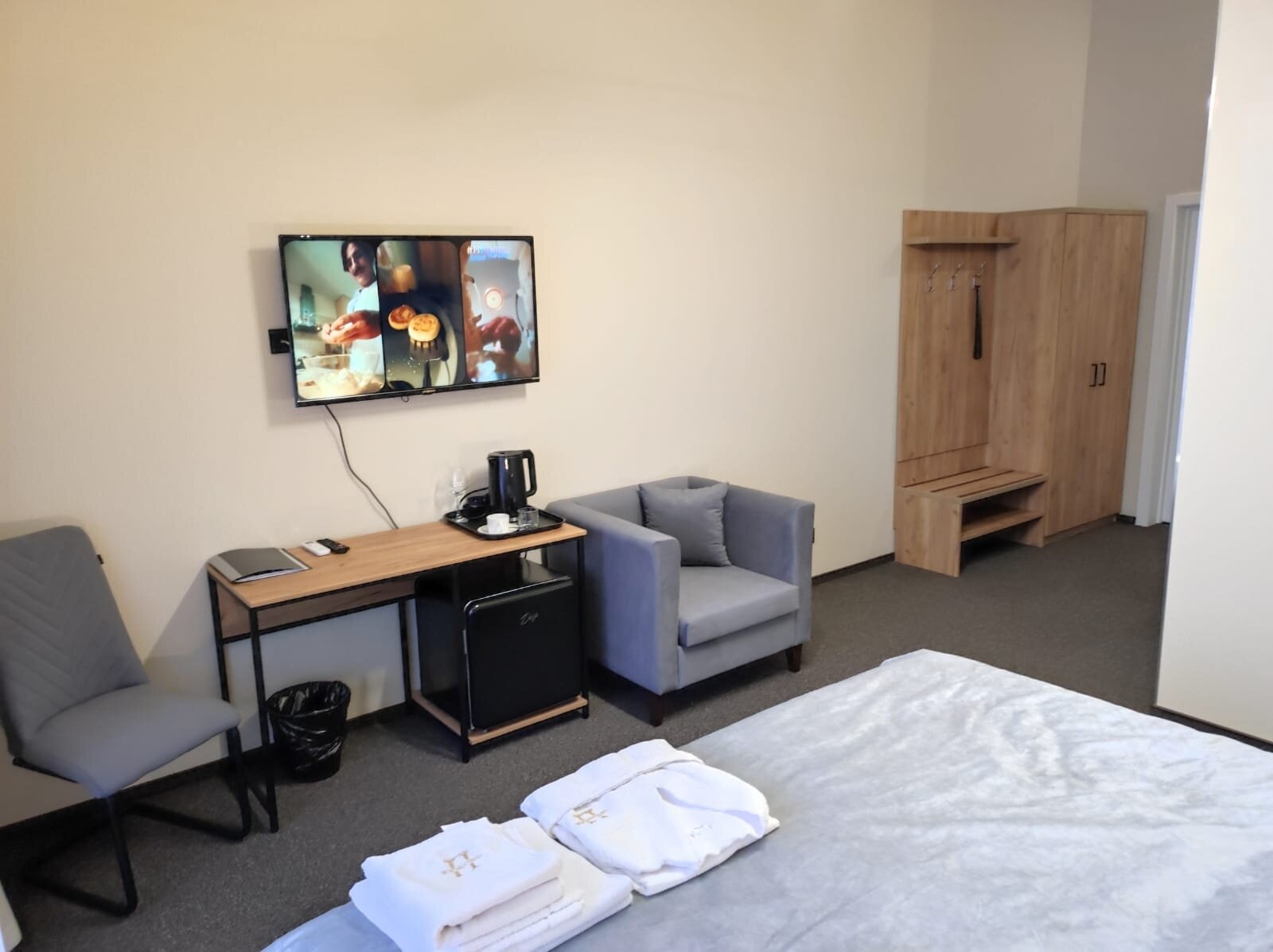 Двухместный номер с 1 кроватью и балконом