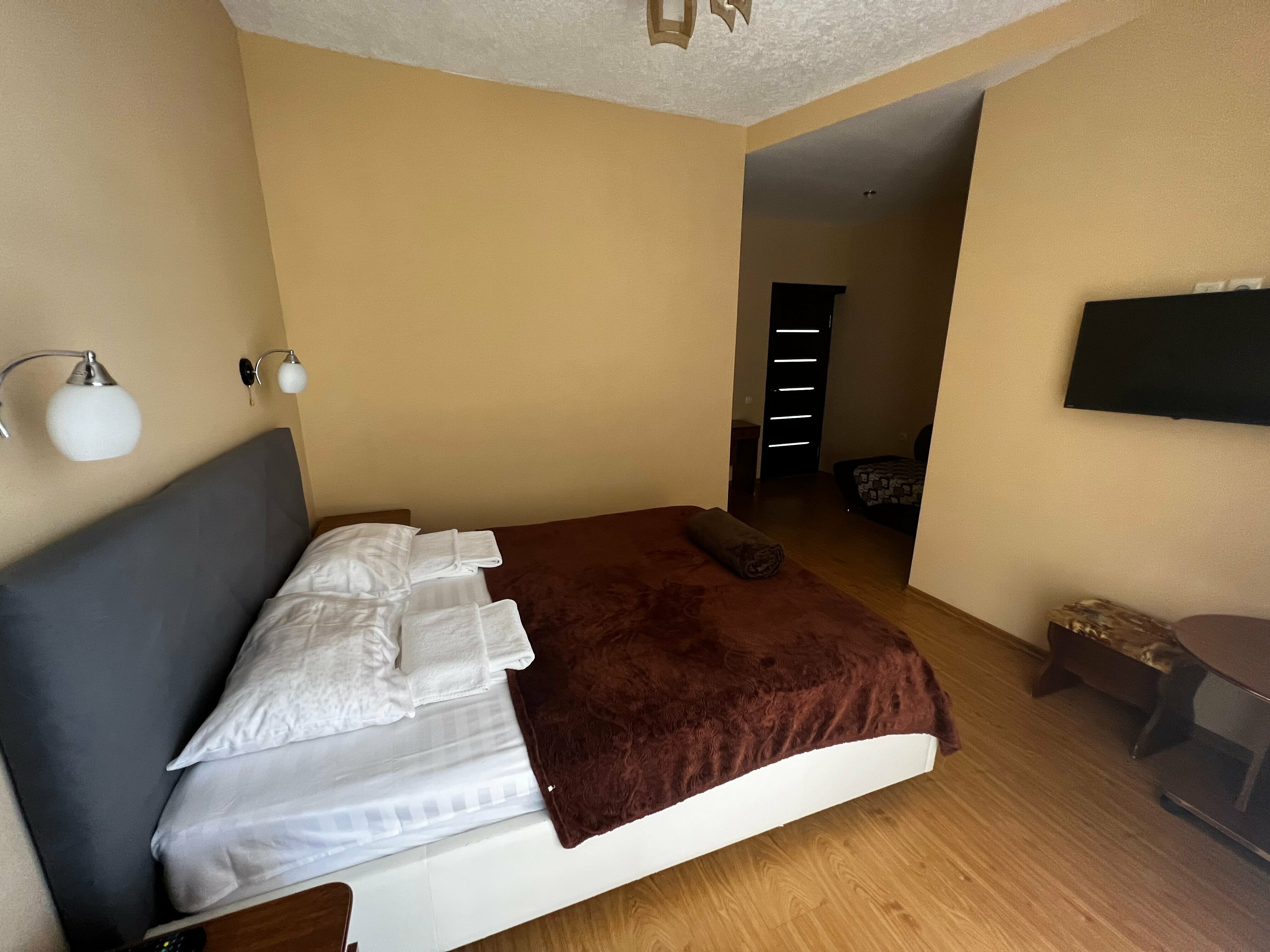 Стандартный двухместный номер с 1 кроватью или 2 отдельными кроватями и балконом