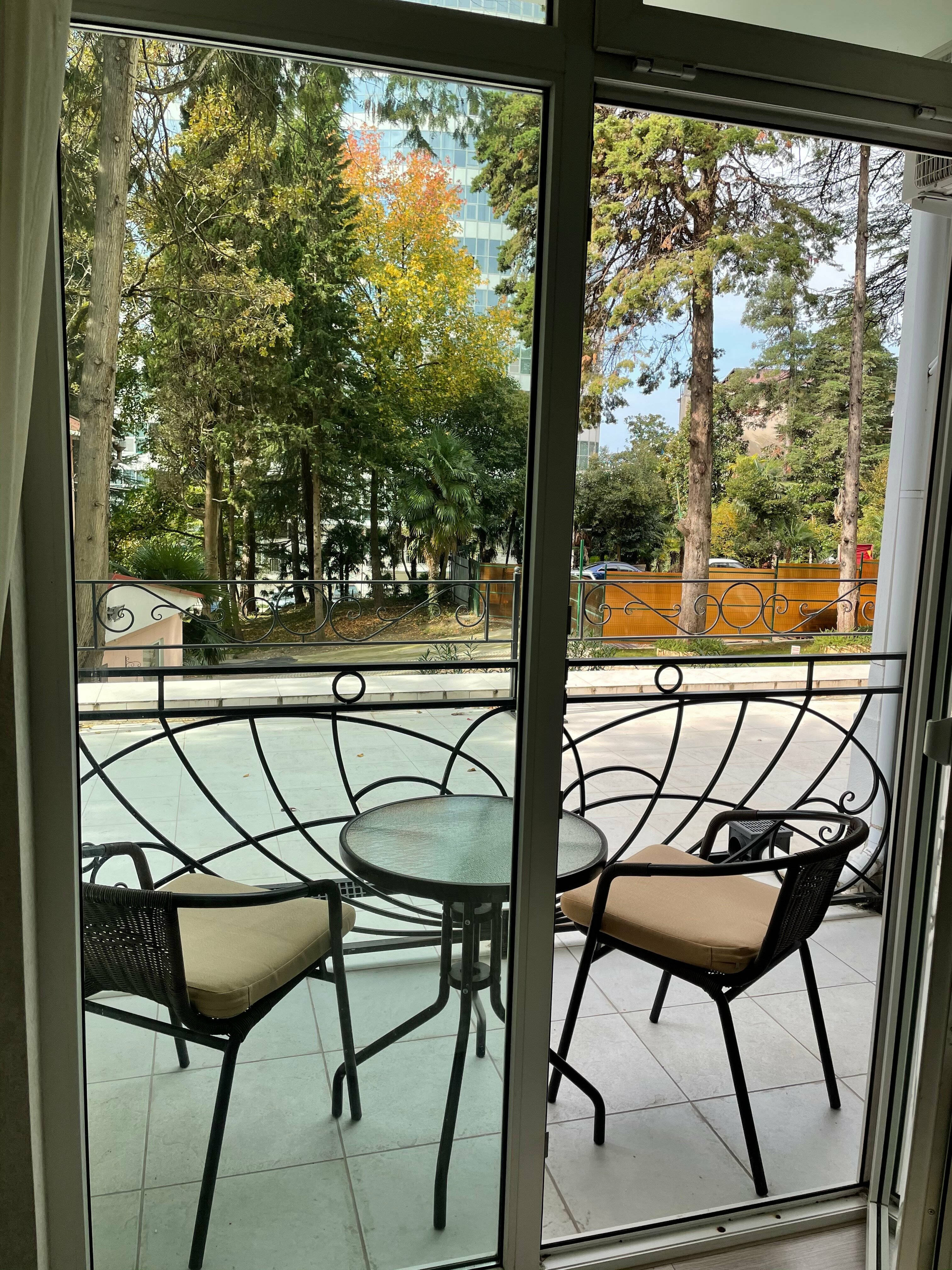 Двухместный номер с 1 кроватью и балконом