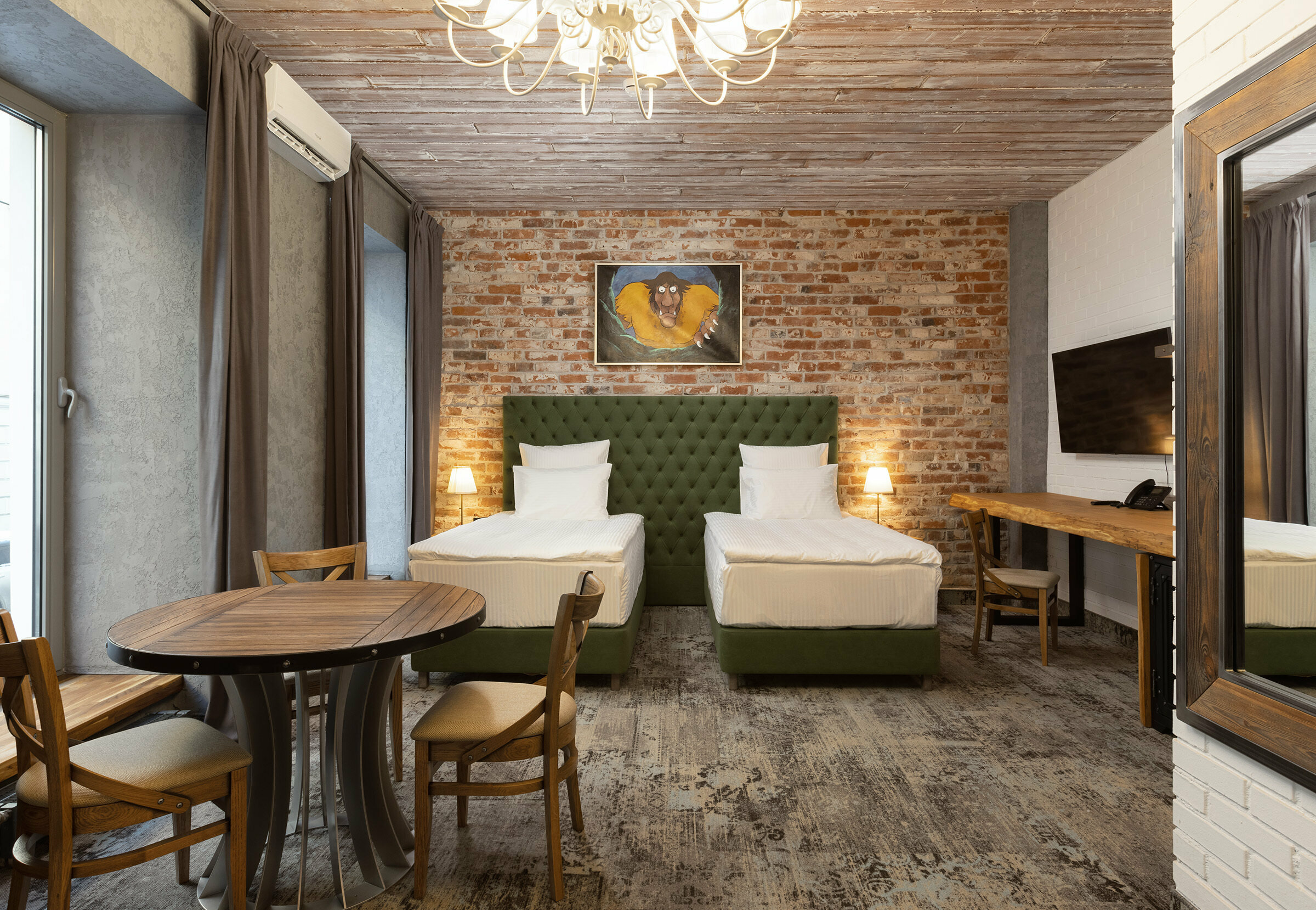 Двухместный номер Делюкс с 1 кроватью или 2 отдельными кроватями