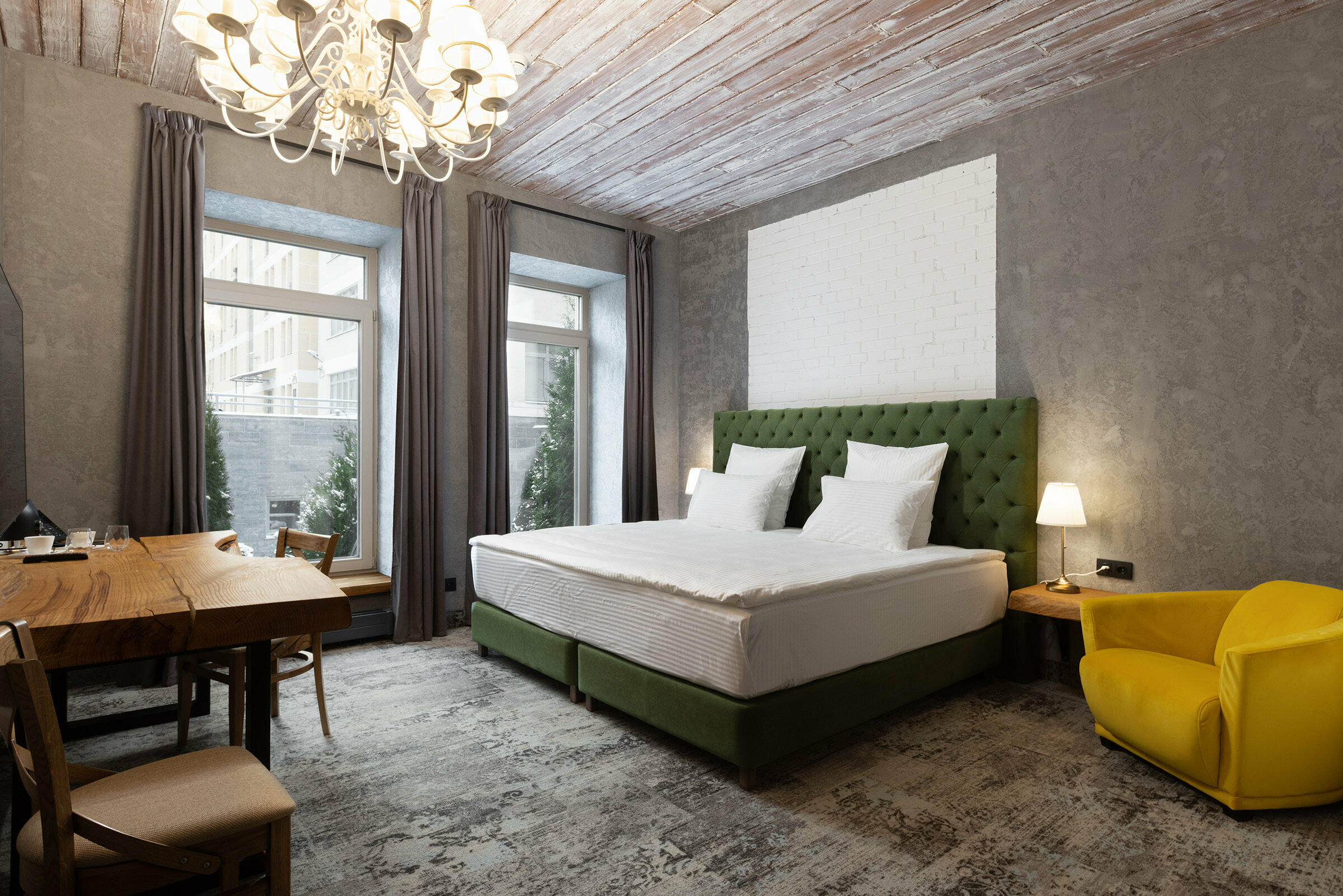 Двухместный номер Делюкс с 1 кроватью или 2 отдельными кроватями