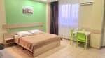 "Superior Зеленый" с двуспальной кроватью и мини-кухней на Парковой 29 в Номера Парк-Отель