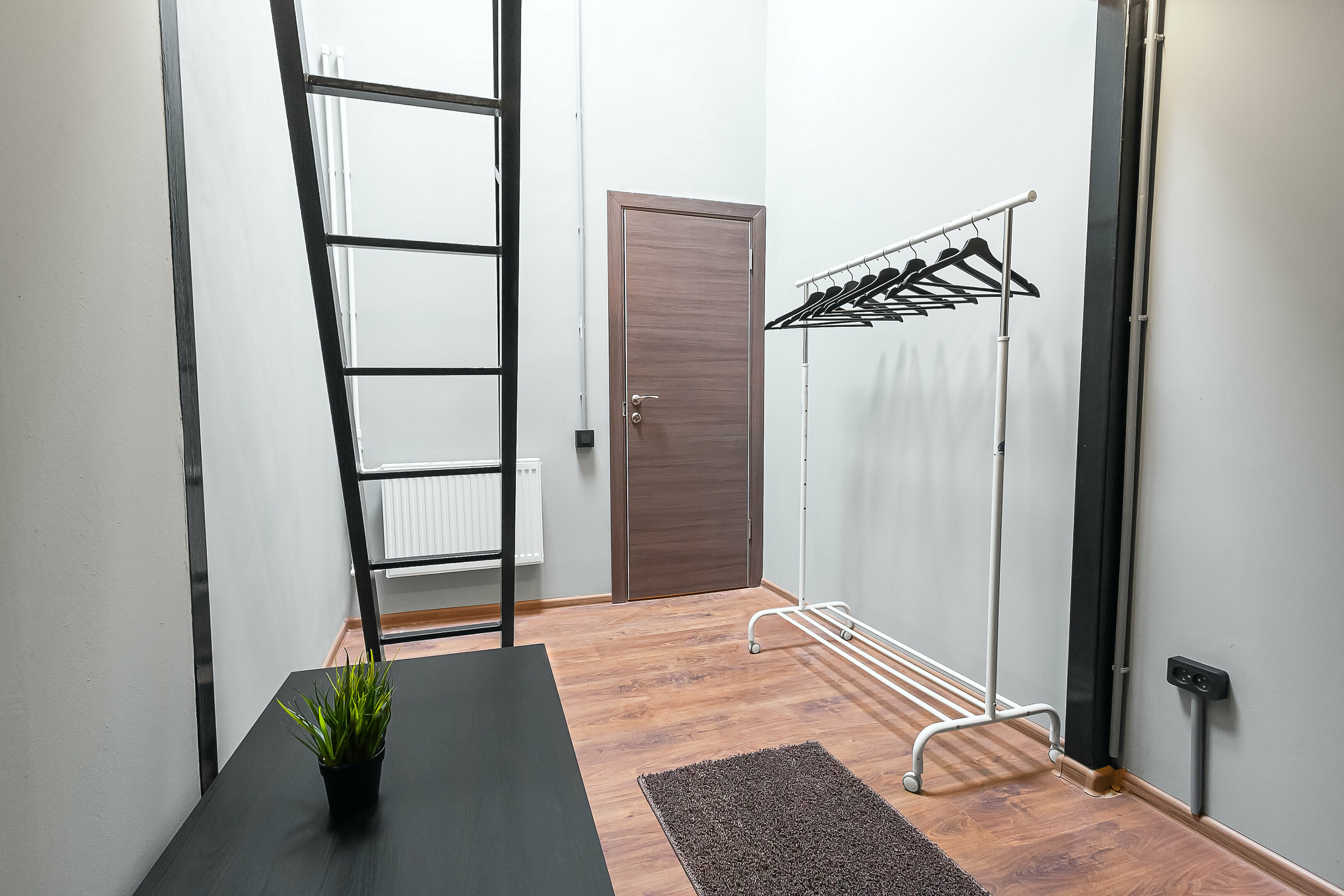 Двухместный номер с 1 кроватью и общей ванной комнатой