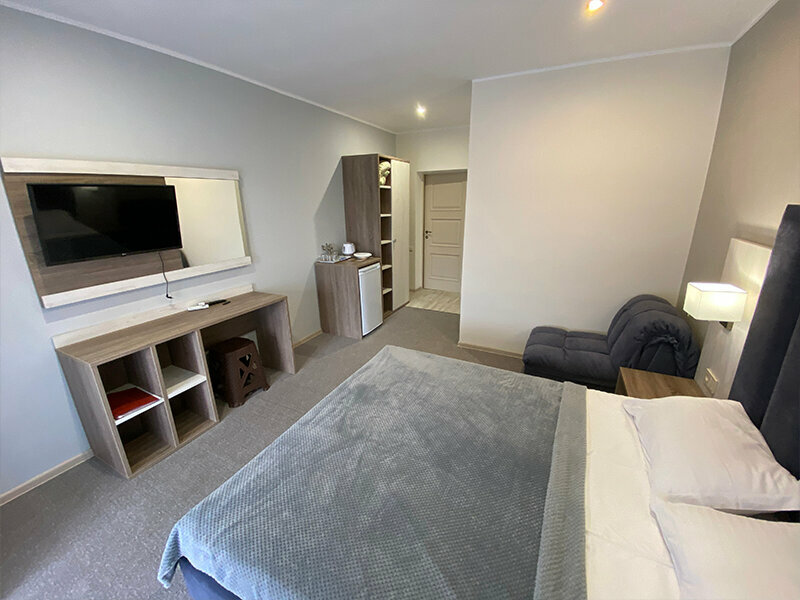 Двухместный номер с 1 кроватью и видом на горы